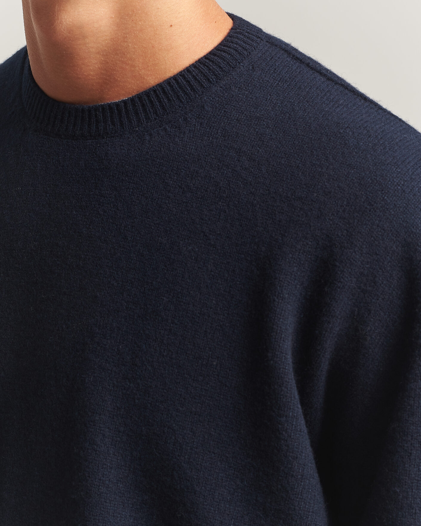 Heren | Truien | Jil Sander | Wool/Cashmere Seamless Sweater Navy