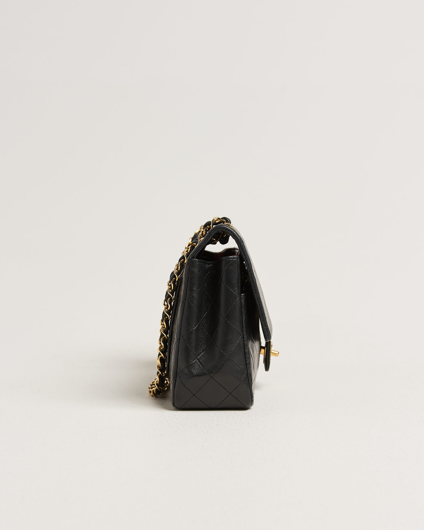 Homme | Pre-Owned & Vintage Bags | Chanel Pre-Owned | Vintage Classic Flap Bag Lambskin Black