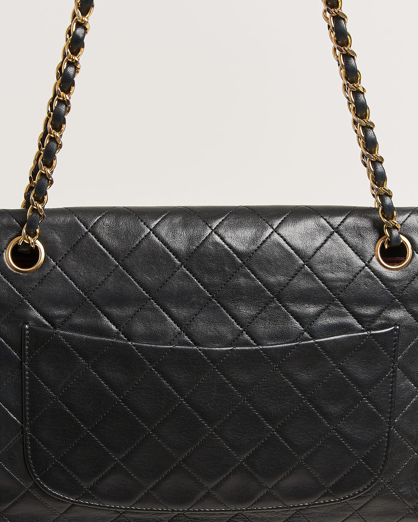 Homme | Pre-Owned & Vintage Bags | Chanel Pre-Owned | Vintage Classic Flap Bag Lambskin Black