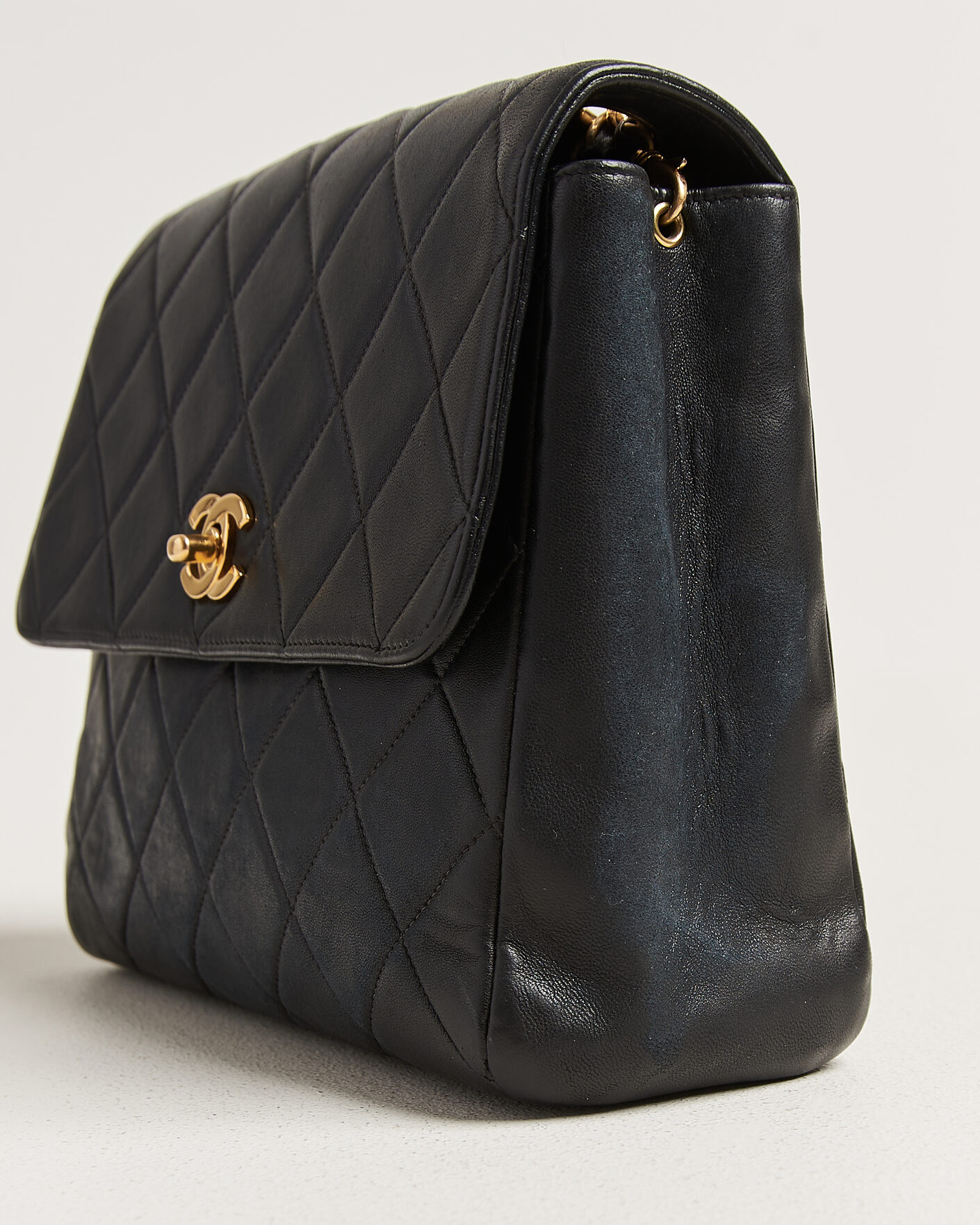 Heren | Pre-Owned & Vintage Bags | Chanel Pre-Owned | Single Flap Bag Lambskin Black