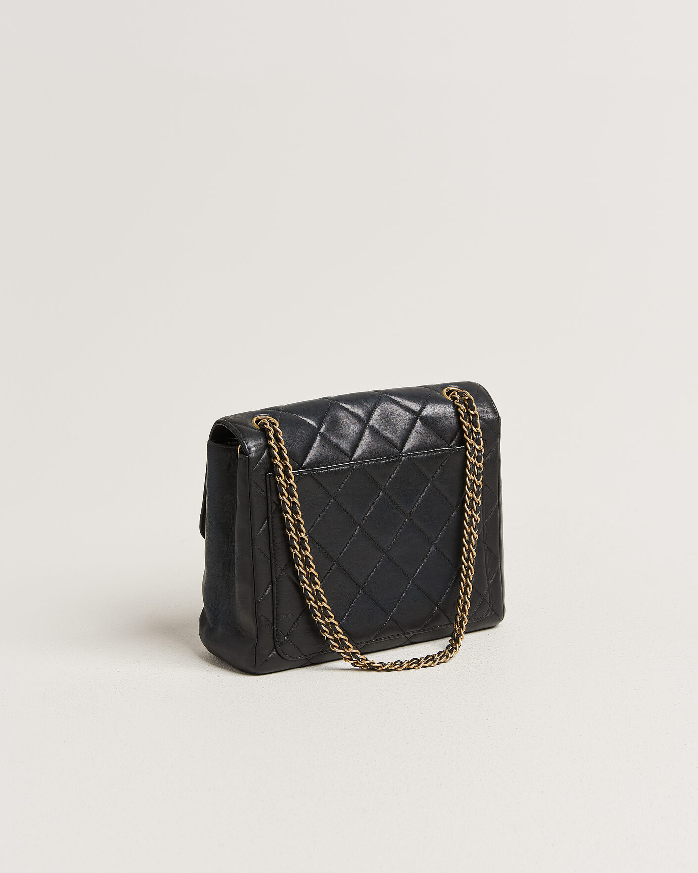 Heren | Pre-Owned & Vintage Bags | Chanel Pre-Owned | Single Flap Bag Lambskin Black