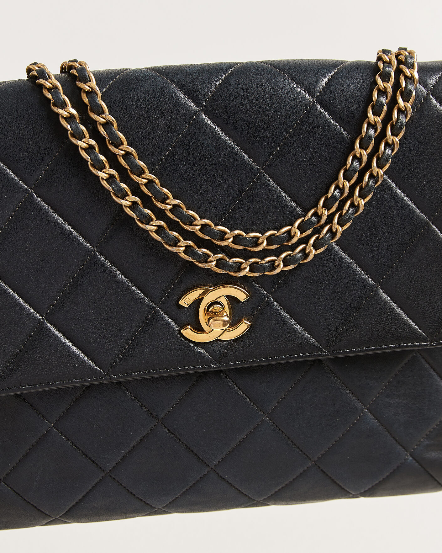 Heren | Pre-Owned & Vintage Bags | Chanel Pre-Owned | Single Flap Bag Lambskin Black