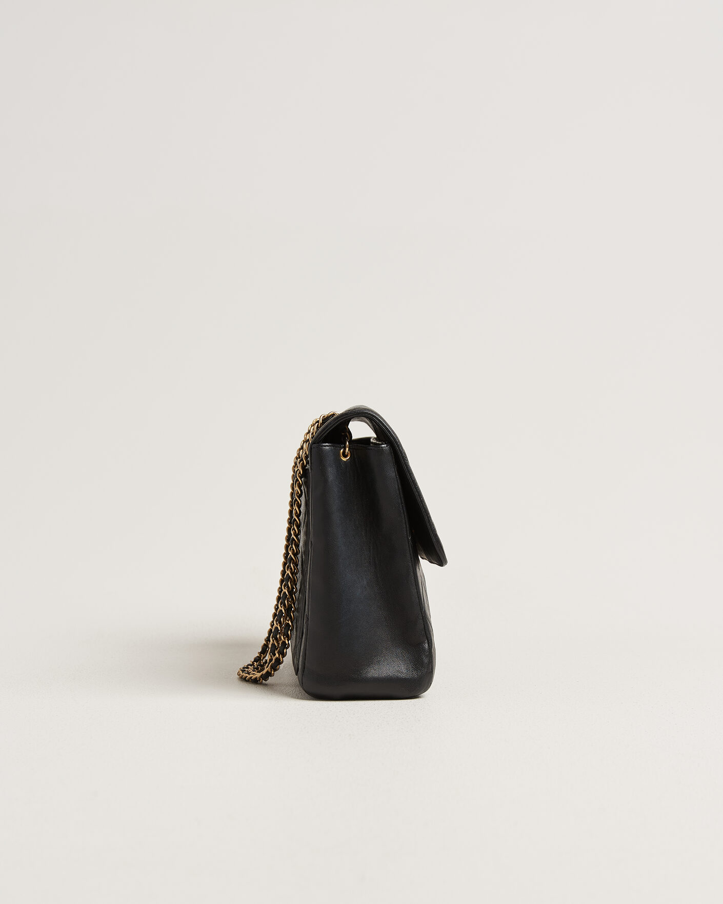 Heren | Pre-Owned & Vintage Bags | Chanel Pre-Owned | Single Flap Bag Lambskin Black