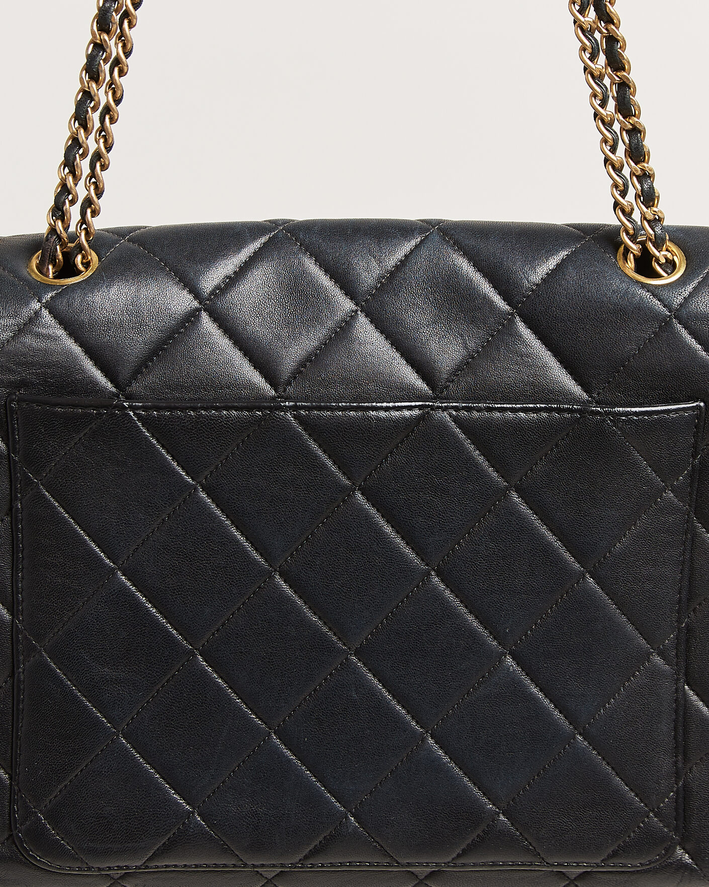 Heren | Pre-Owned & Vintage Bags | Chanel Pre-Owned | Single Flap Bag Lambskin Black