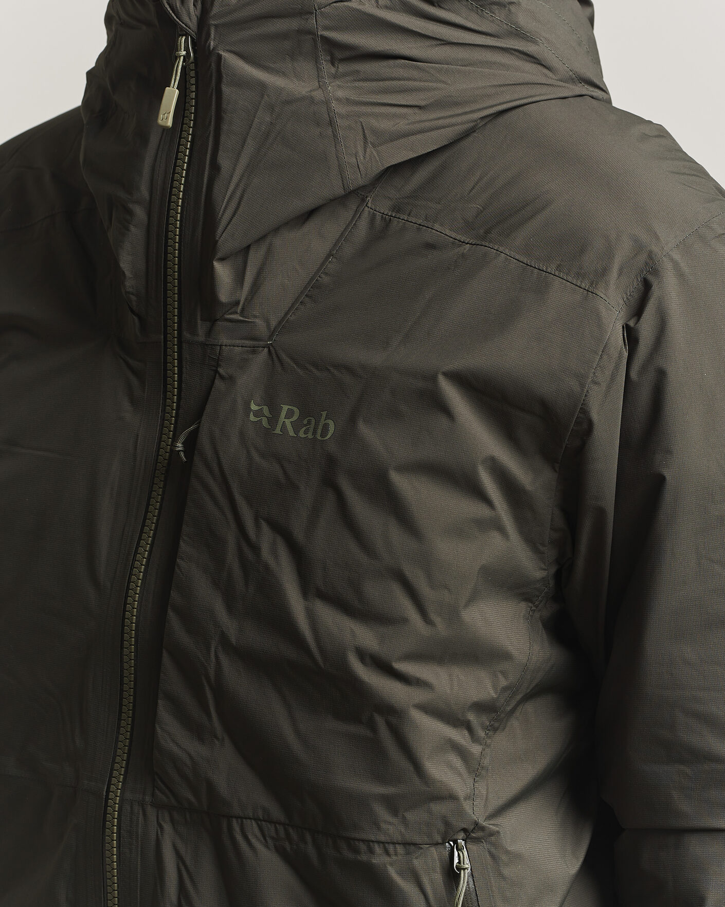 Homme | Manteaux Et Vestes | Rab | Microlight Waterproof Shield Jacket Dark Army
