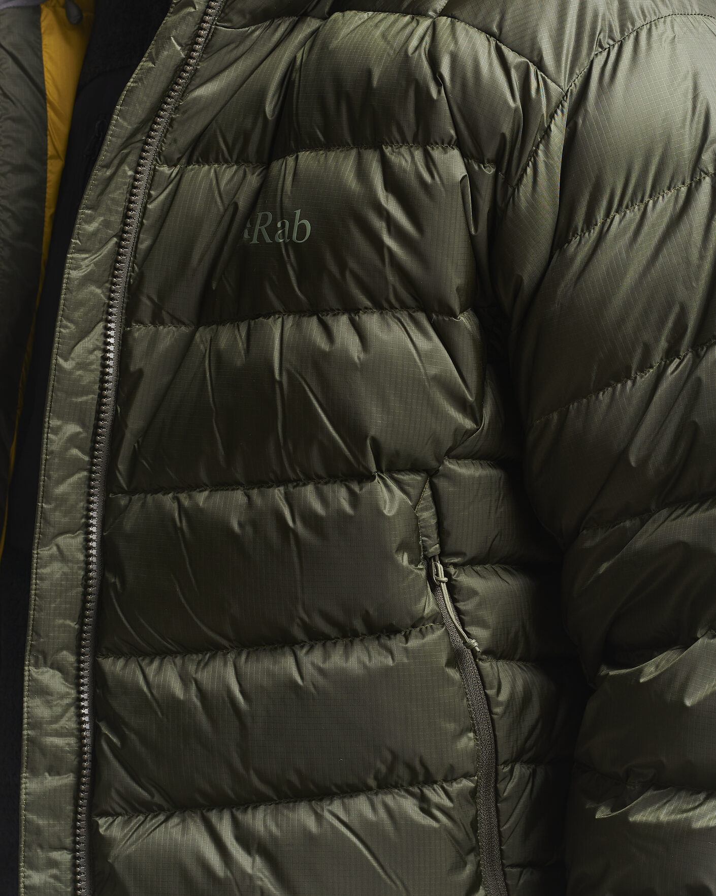 Homme | Manteaux Et Vestes | Rab | Electron Pro Hoody Mid Down Jacket Army 
