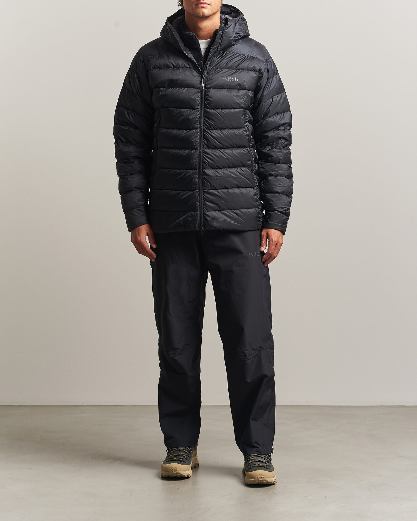Homme | Manteaux Et Vestes | Rab | Electron Pro Hoody Mid Down Jacket Black