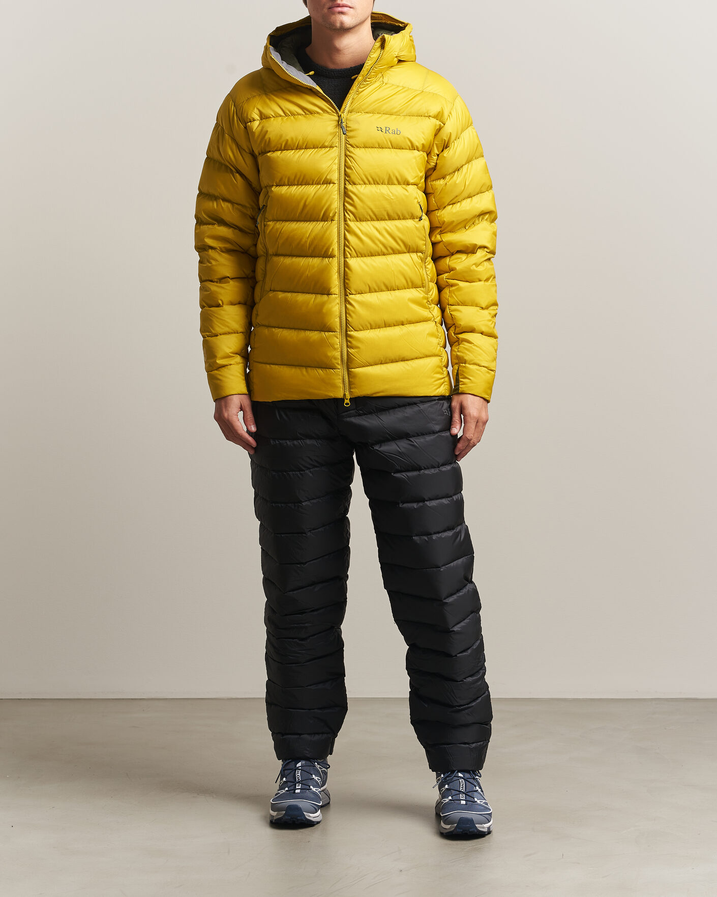 Heren | Jassen | Rab | Electron Pro Hoody Mid Down Jacket Dark Pollen
