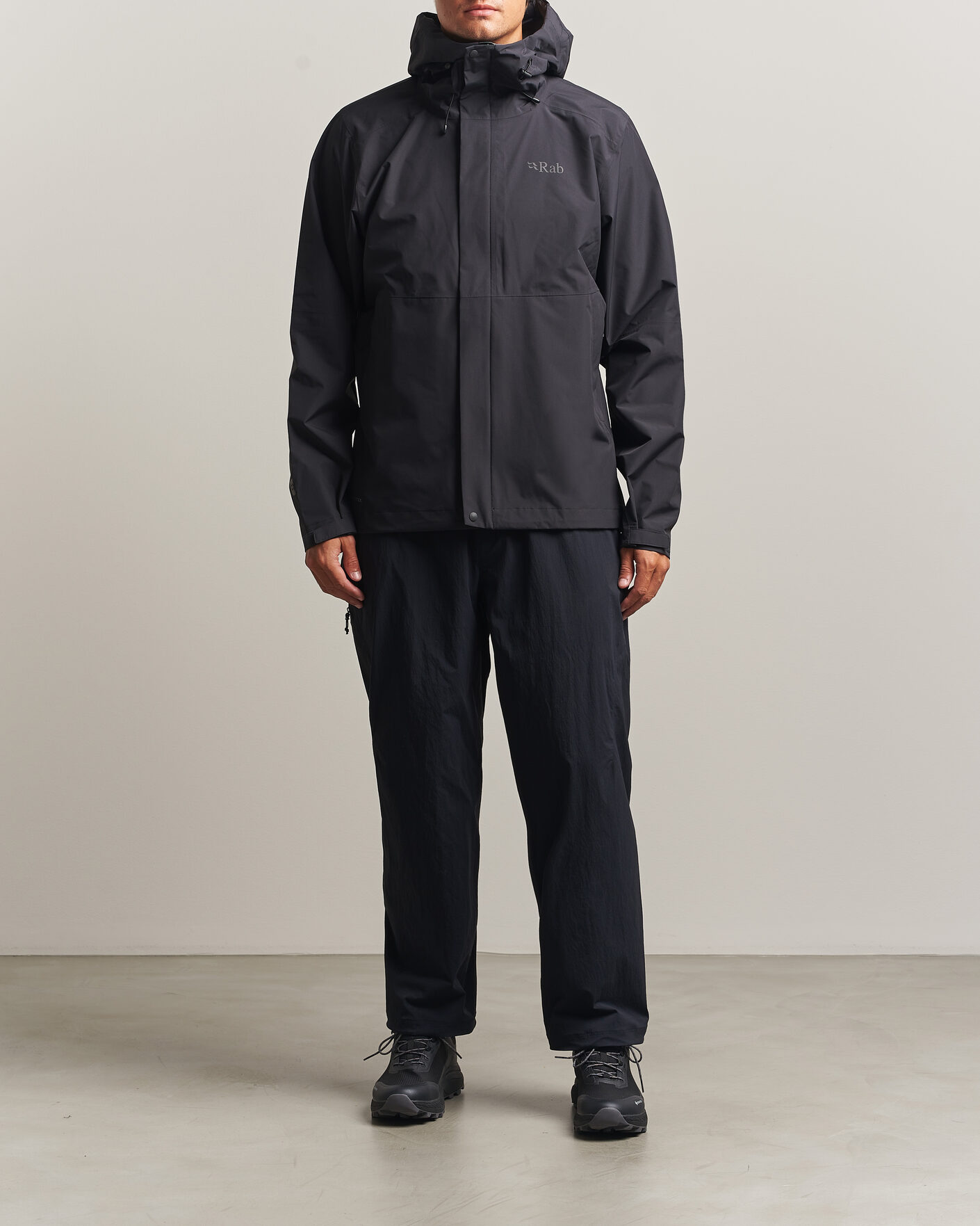 Homme | Manteaux Et Vestes | Rab | Downpour Waterproof Jacket Black
