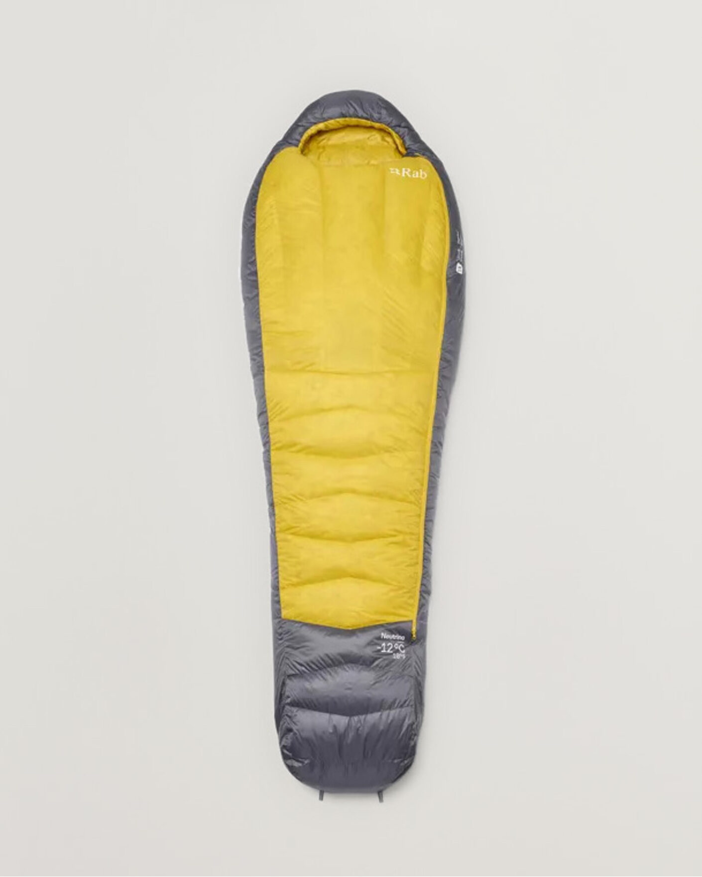 Heren | Outdoor living | Rab | Neutrino -12C Sleeping Bag Regular Graphene/Dark Pollen