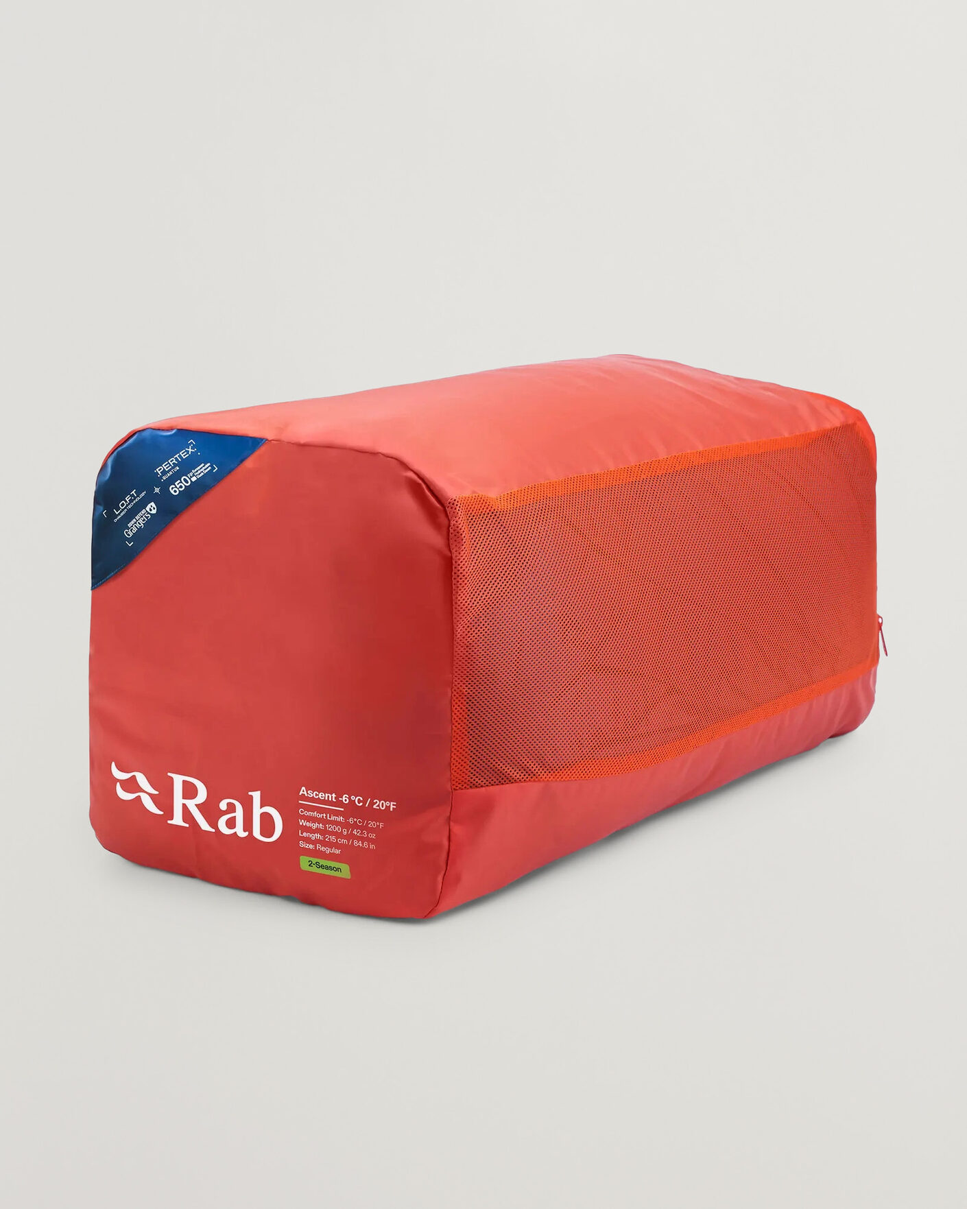 Heren | Outdoor living | Rab | Ascent -6 Sleeping Bag Regular Tempest Blue/Maya Blue