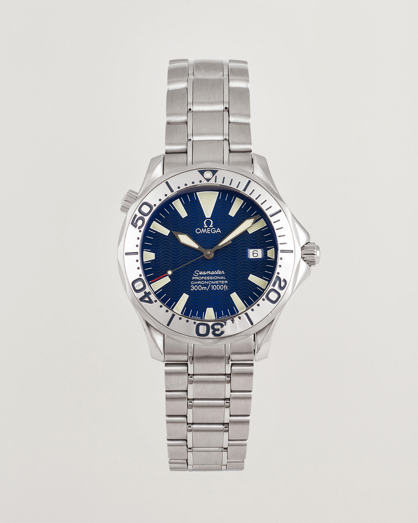 Heren | Pre-Owned & Vintage Watches | Omega Pre-Owned | Seamaster 300M Electric Blue