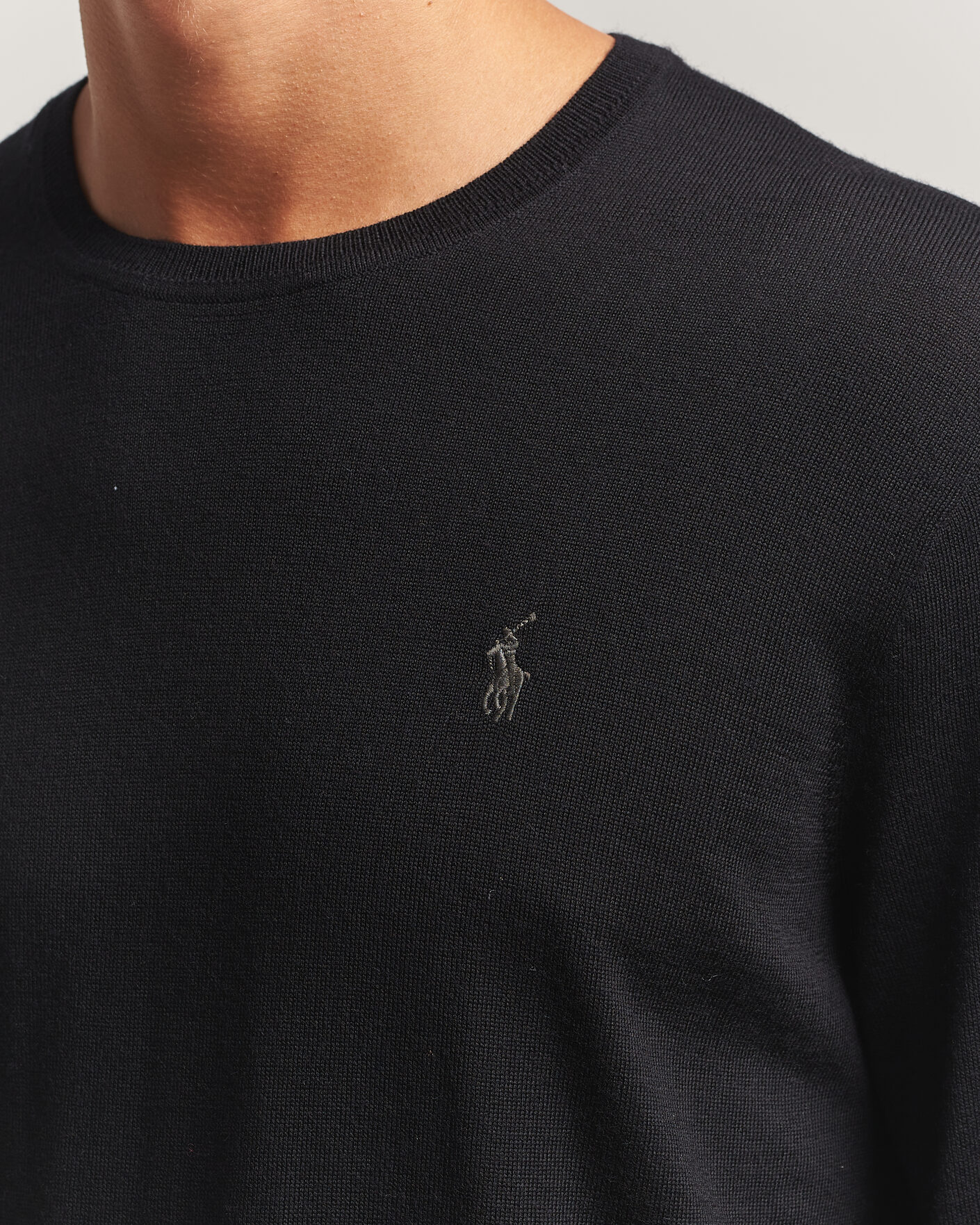 Homme | Pulls Et Tricots | Polo Ralph Lauren | Long Sleeve Pullover Polo Black