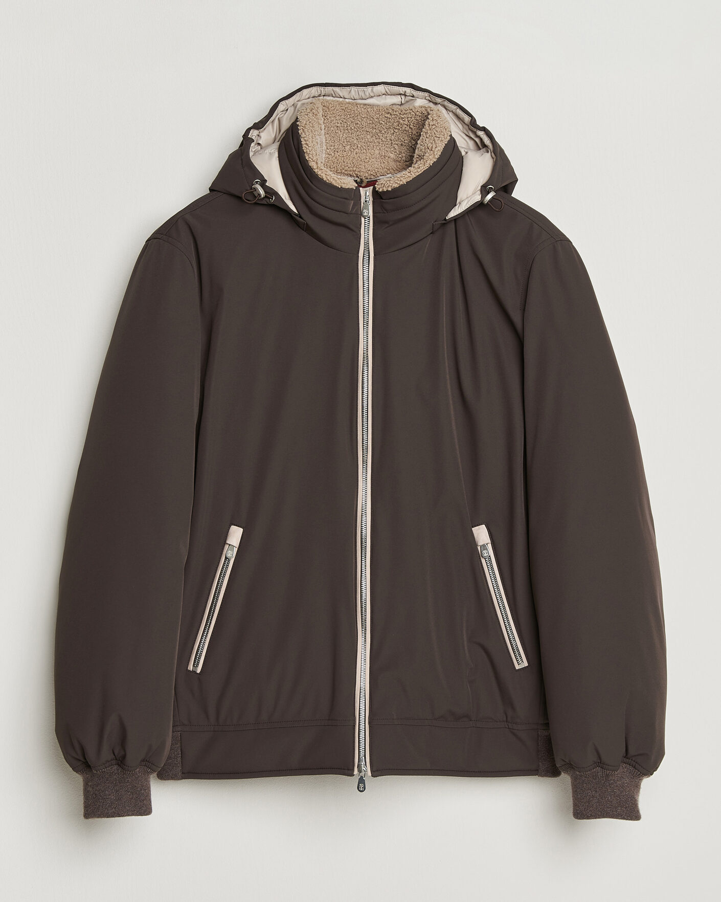 Heren | Jassen | Brunello Cucinelli | Padded Jacket Dark Brown