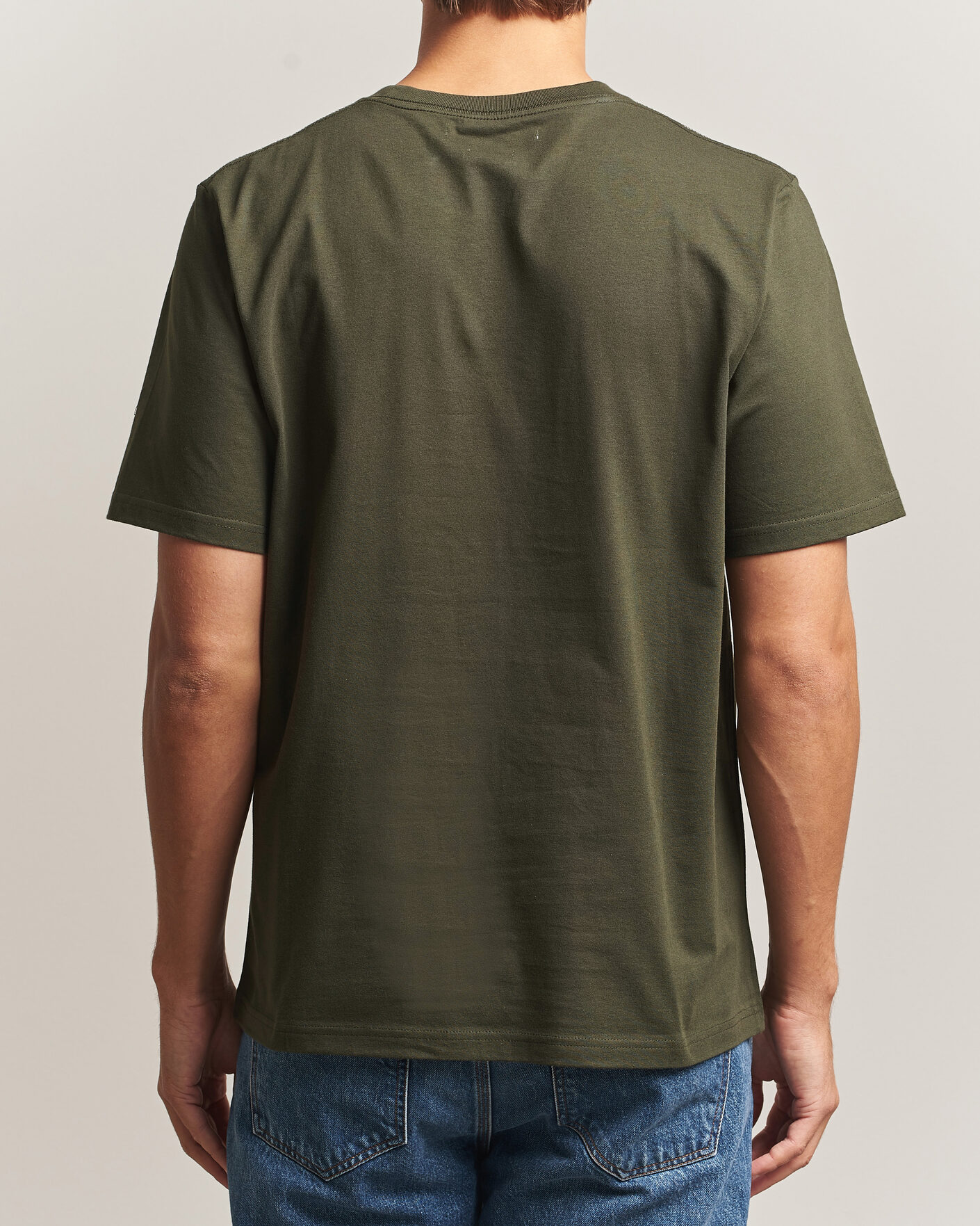 Heren | T-shirts | Samsøe Samsøe | Thomas Cotton T-Shirt Forest Night