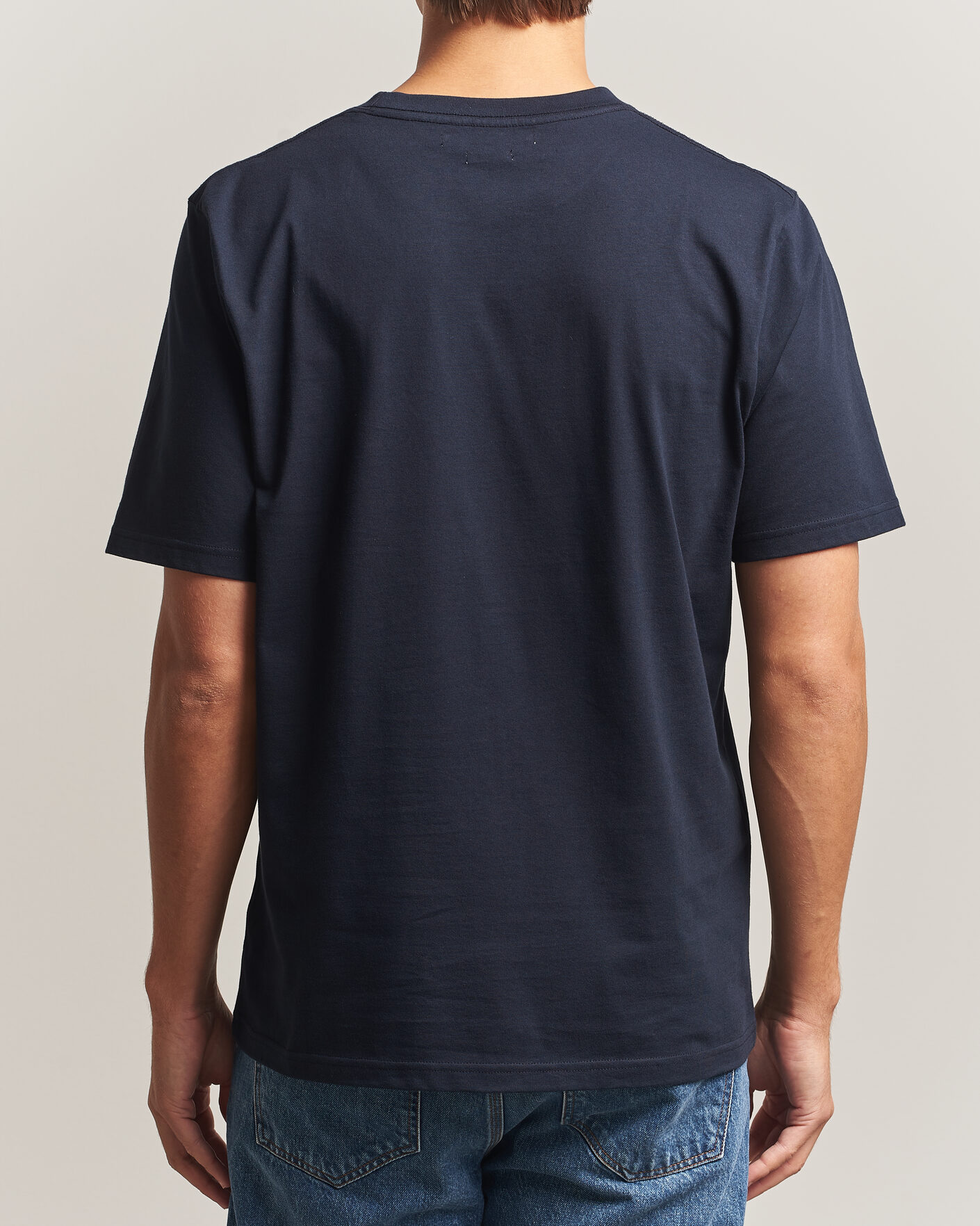 Heren | T-shirts | Samsøe Samsøe | Thomas Cotton T-Shirt Salute Navy