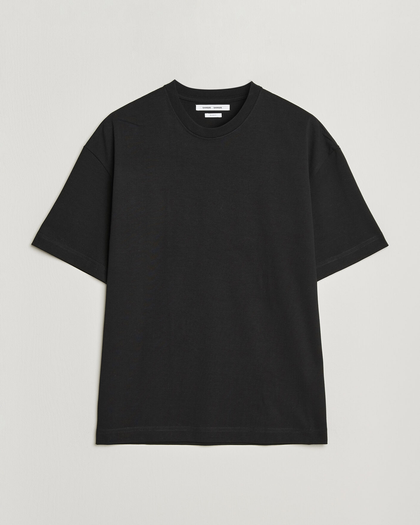Homme | T-shirts | Samsøe Samsøe | Jason Heavy Cotton T-Shirt Black