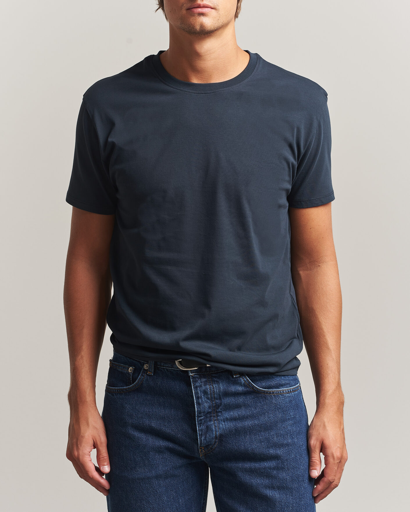 Homme | T-shirts | Samsøe Samsøe | Kronos Cotton T-Shirt Salute Navy