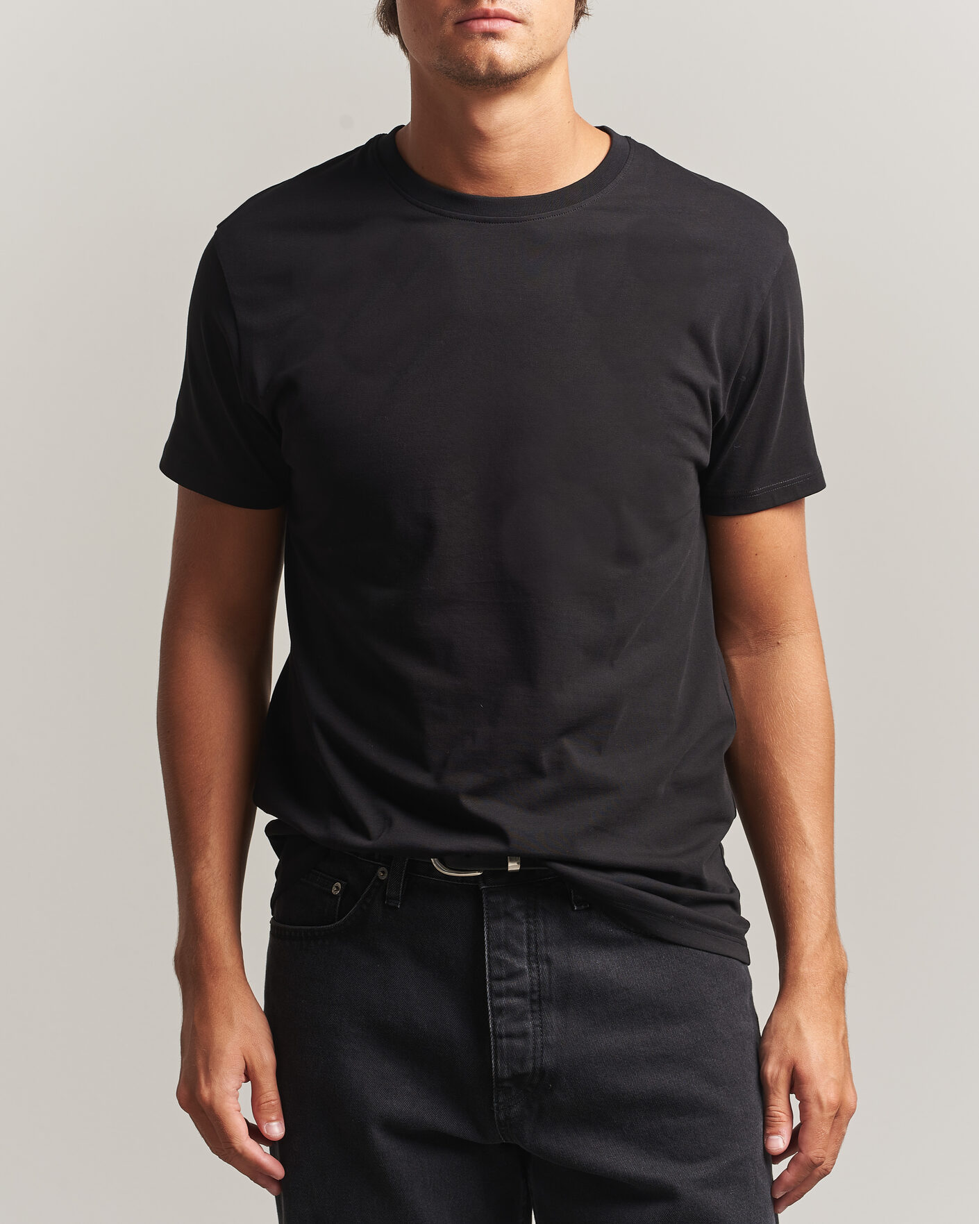 Homme | T-shirts | Samsøe Samsøe | Kronos Cotton T-Shirt Black