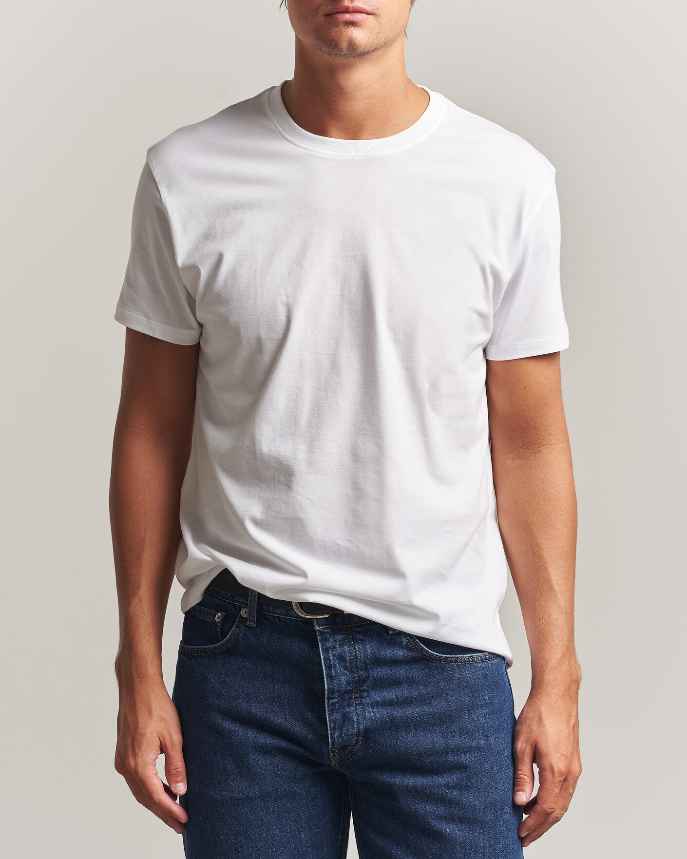 Heren | T-shirts | Samsøe Samsøe | Kronos Cotton T-Shirt White