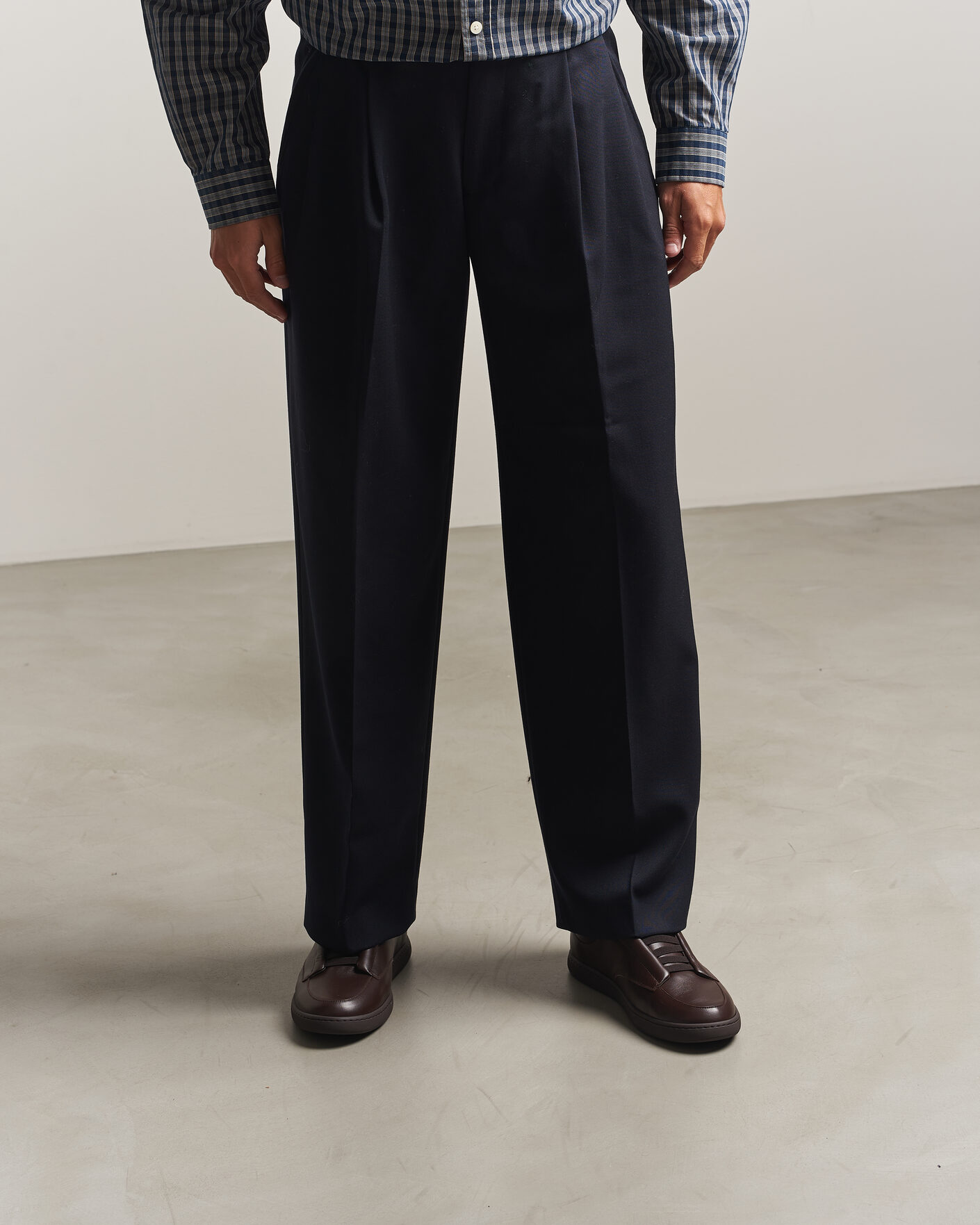 Homme | Baskets | J.M. Weston | Dress Sneaker Dark Brown Nappa