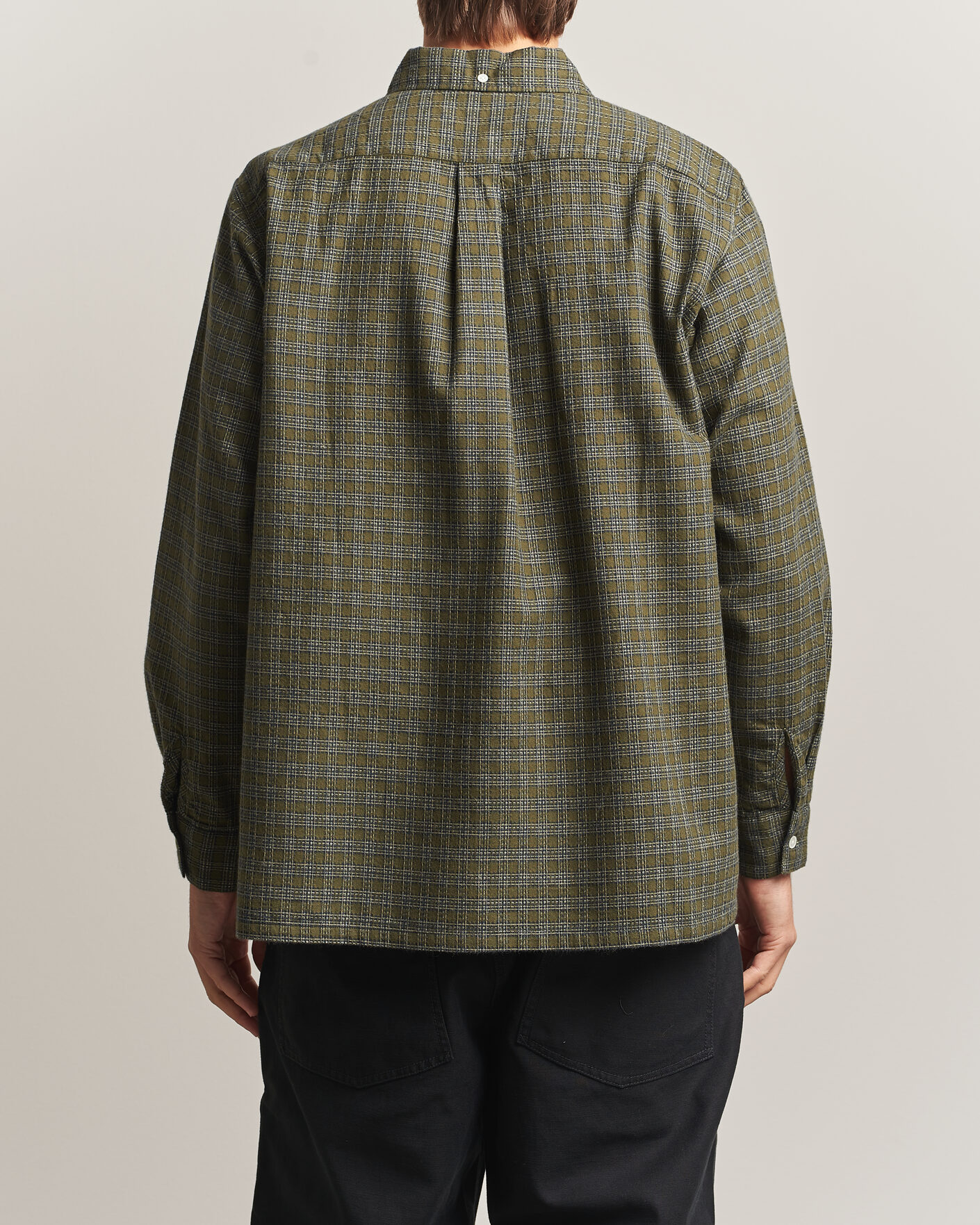 Homme | Chemises | BEAMS PLUS | Dobby Plaid Button Down Shirt Dark Green