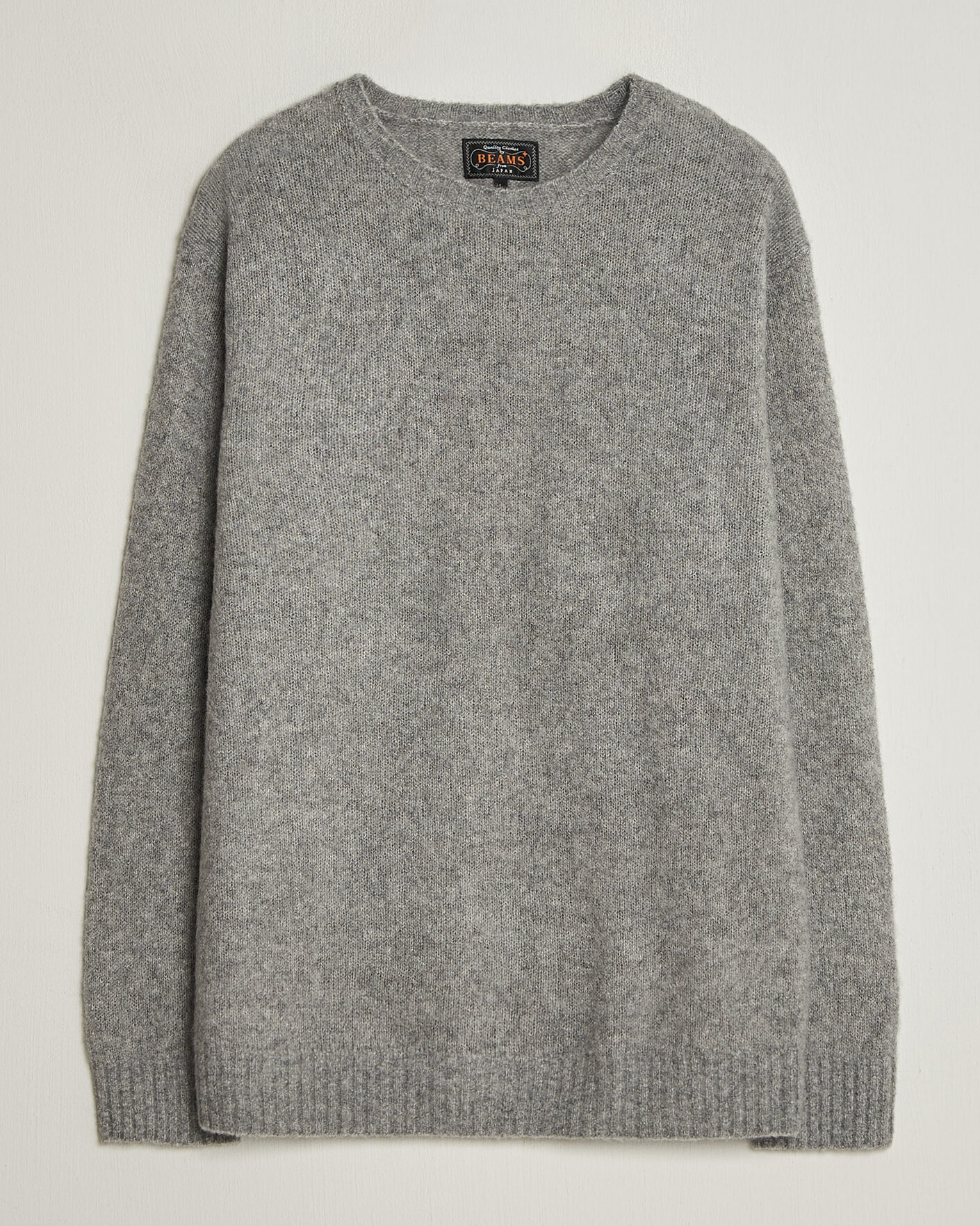 Homme | Pulls Et Tricots | BEAMS PLUS | Cashmere/Silk Crew Neck Grey Melange