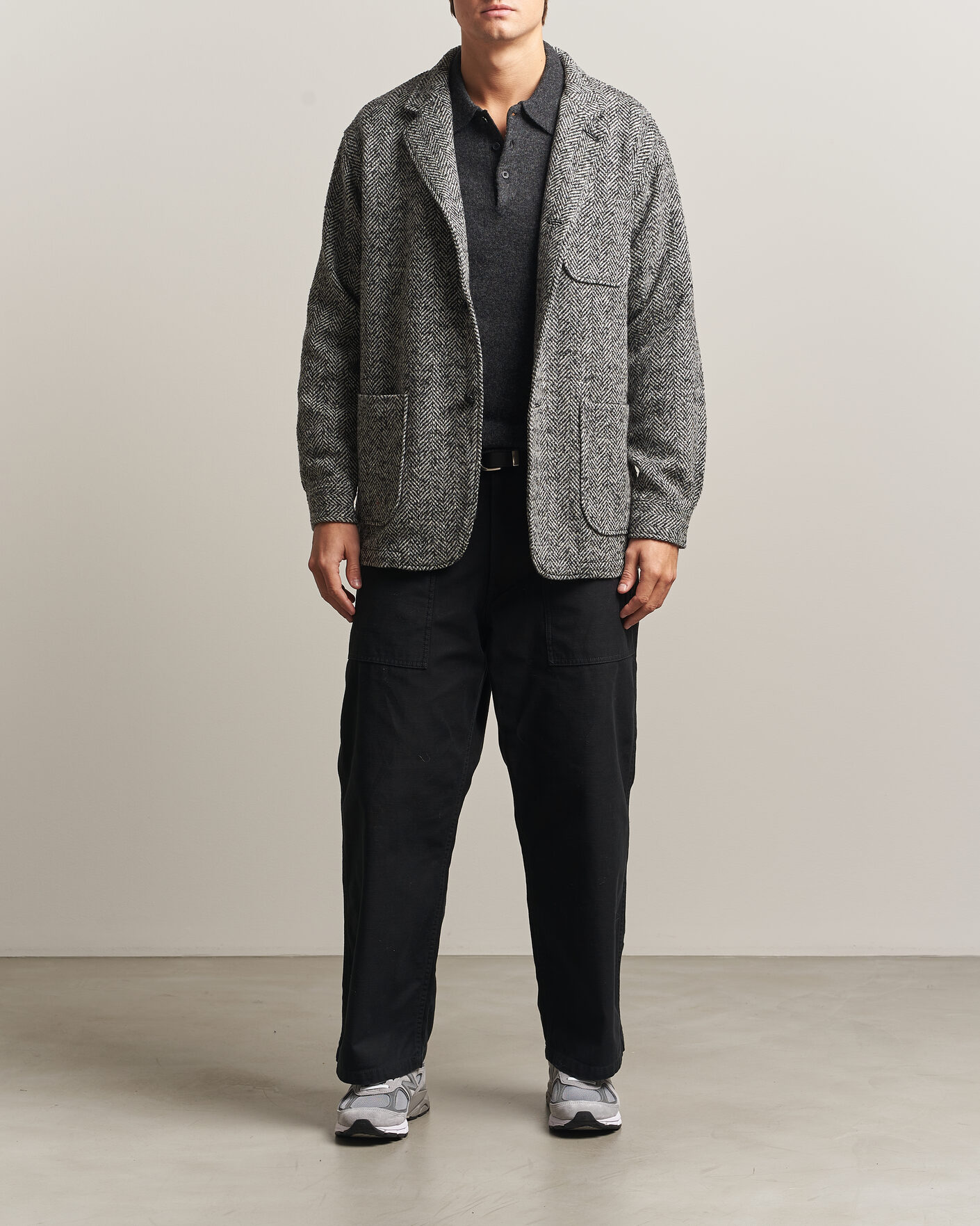 Homme | Manteaux Et Vestes | BEAMS PLUS | Wool Herringbone Jacket Grey
