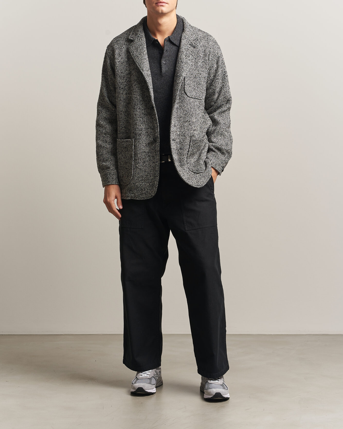 Homme | Pantalons | BEAMS PLUS | MIL Utility Sateen Trousers Black