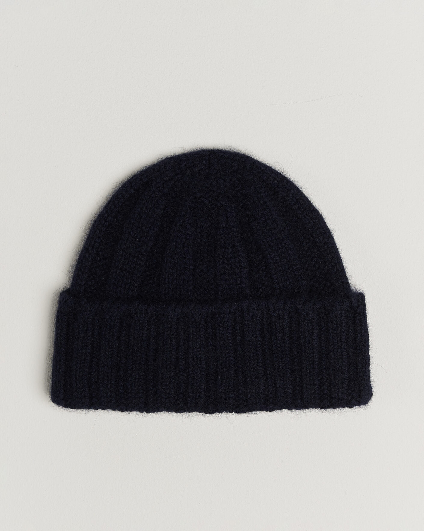 Homme | Bonnets | BEAMS PLUS | Cashmere Rib Beanie Navy