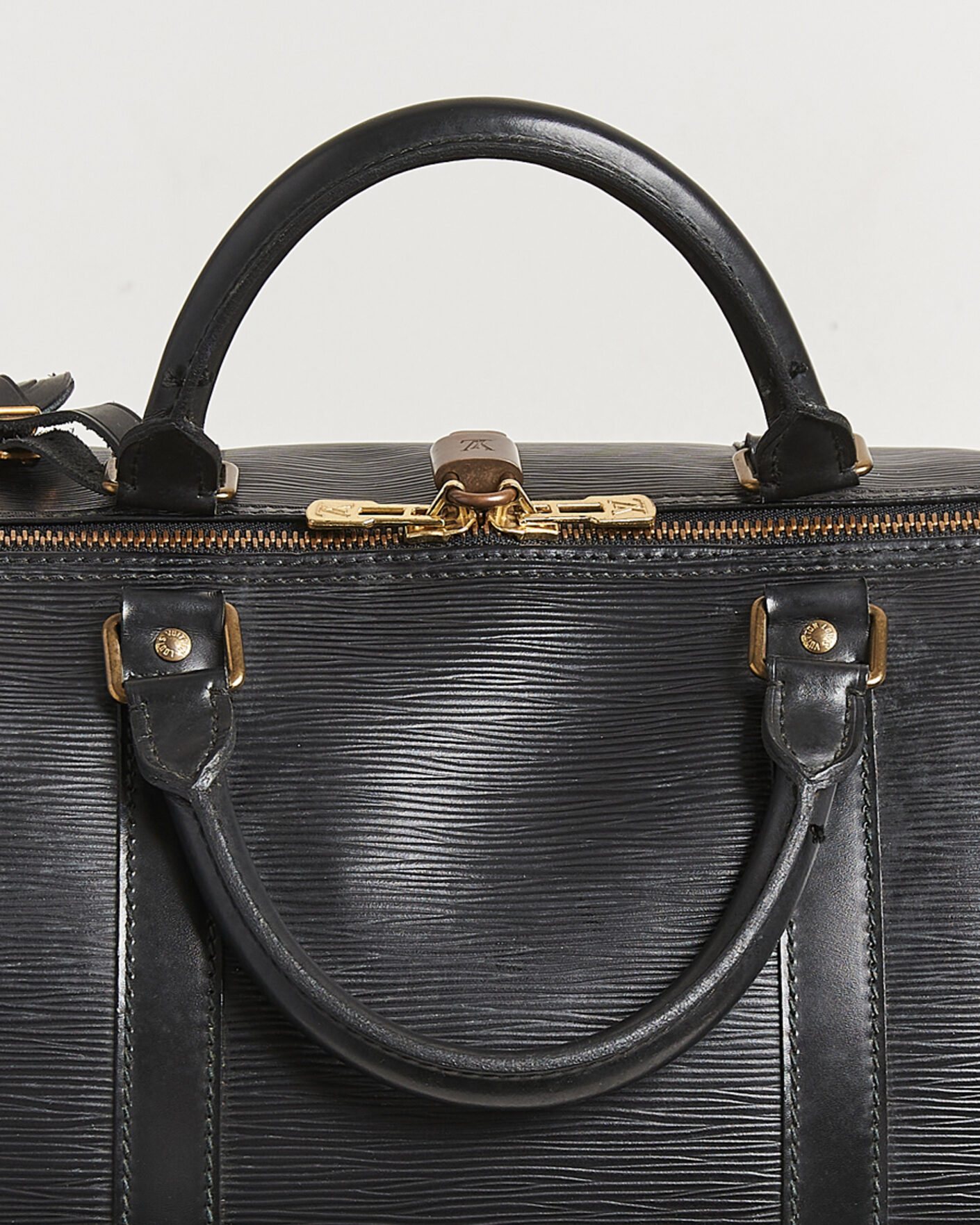 Homme | Pre-Owned & Vintage Bags | Louis Vuitton Pre-Owned | Keepall 60 Epi Leather Black