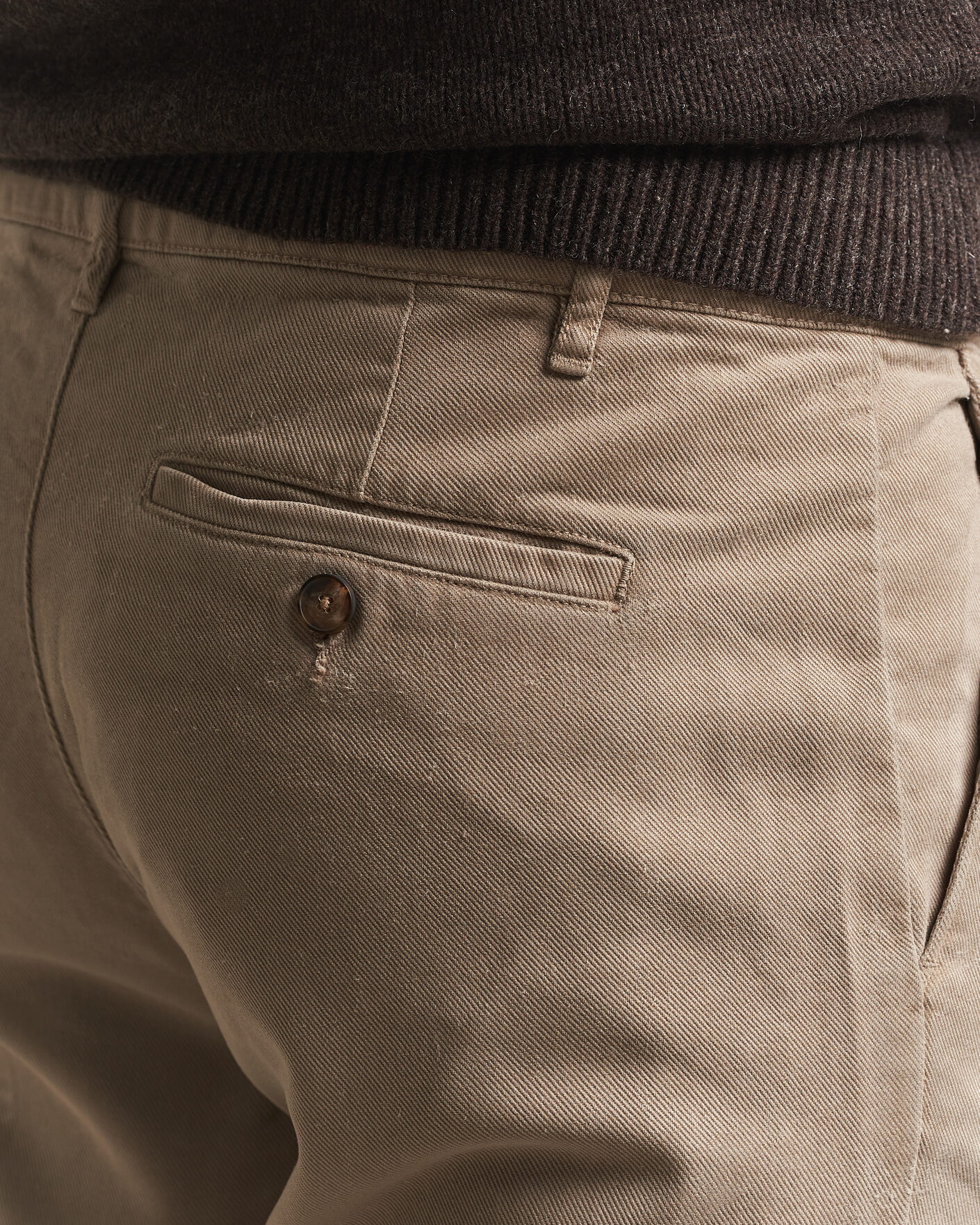 Homme | Pantalons | A Day's March | Miller Cotton/Lyocell Trousers Greige