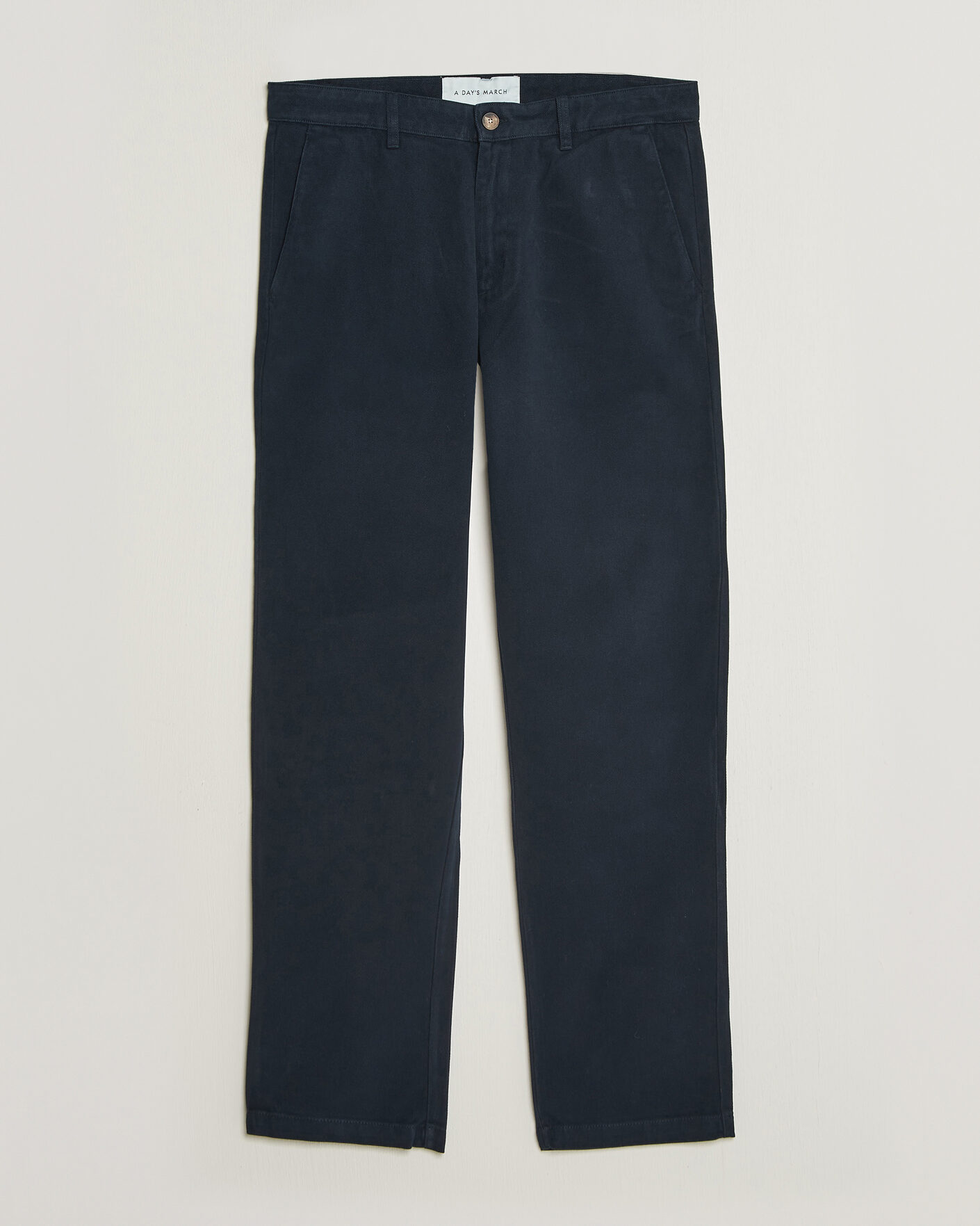 Homme | Pantalons | A Day's March | Miller Cotton/Lyocell Trousers Navy