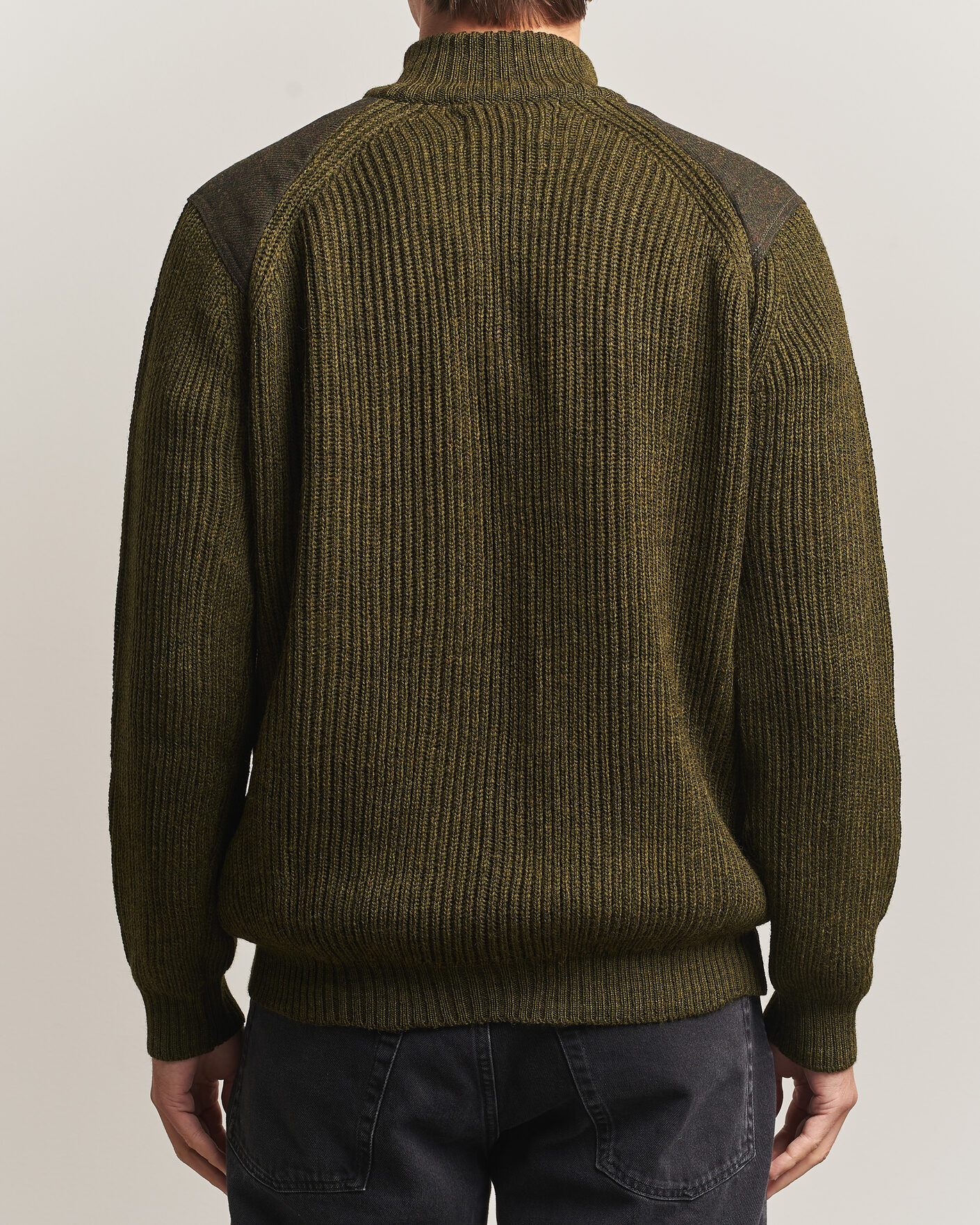 Homme | Pulls Et Tricots | Peregrine | Foxton Quarter Zip Jumperr Olive