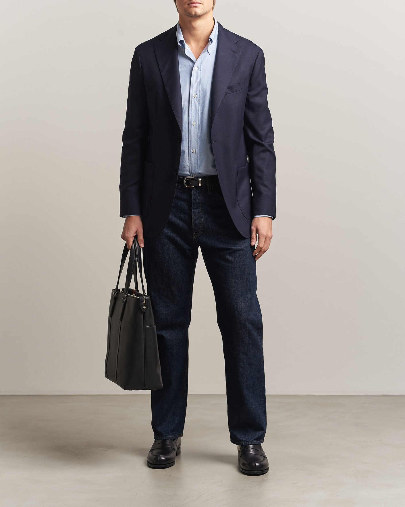 Homme | Blazers | Boglioli for Care of Carl | Boglioli K Jacket Exclusive Hopsack Blazer Navy