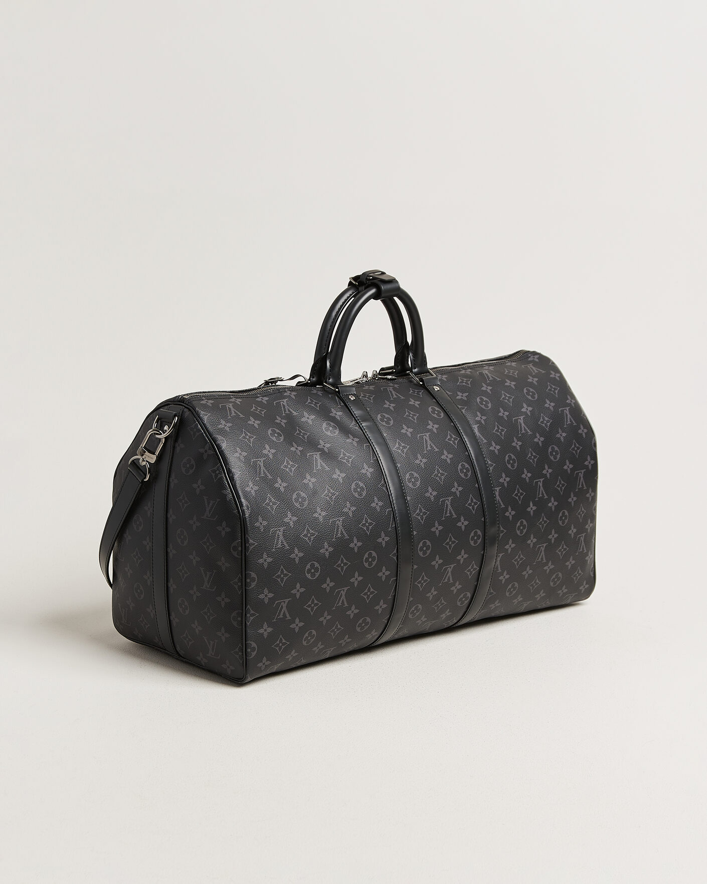 Heren | Pre-Owned & Vintage Bags | Louis Vuitton Pre-Owned | Keepall 55 Bandoulière Monogram Eclipse