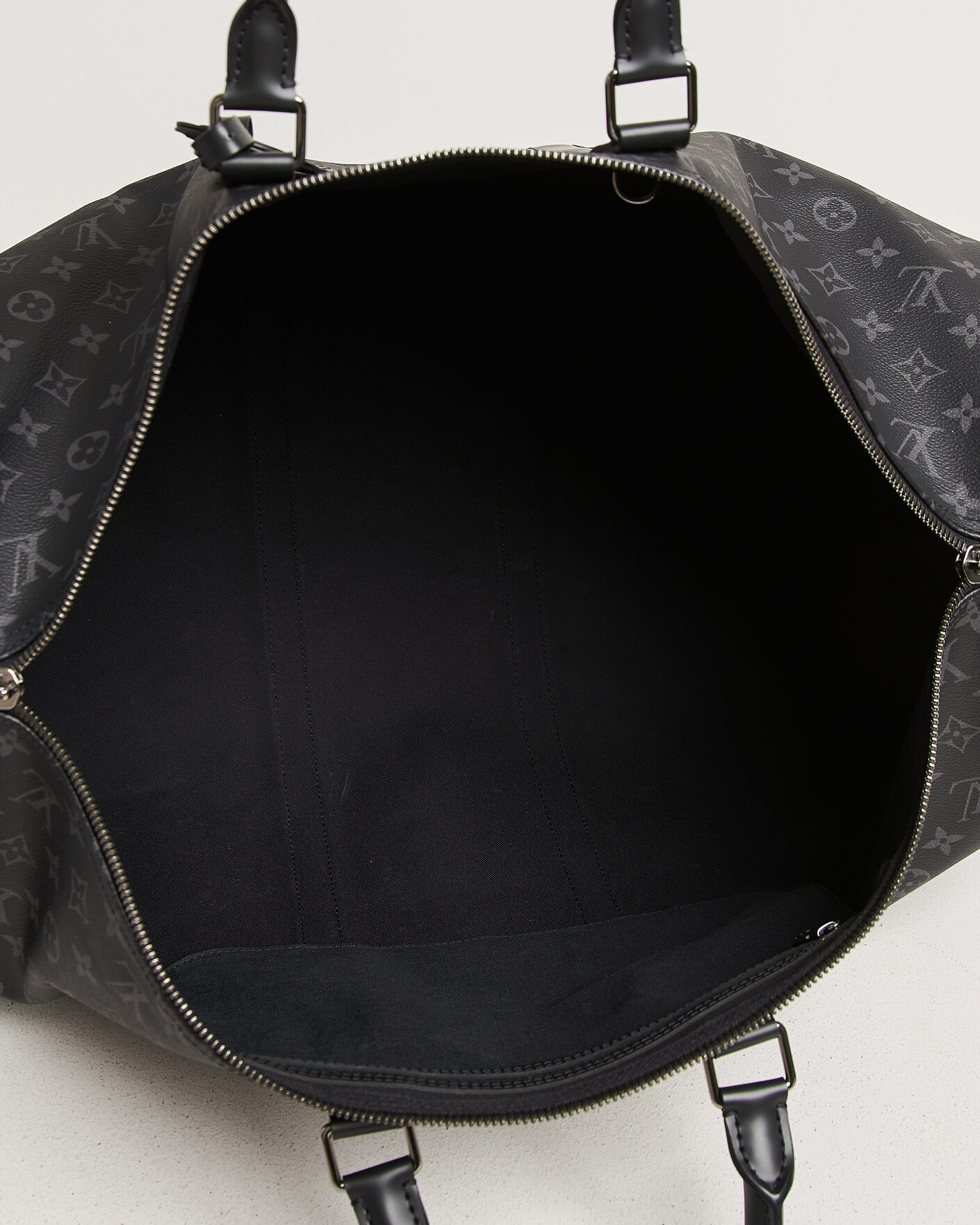 Heren | Pre-Owned & Vintage Bags | Louis Vuitton Pre-Owned | Keepall 55 Bandoulière Monogram Eclipse