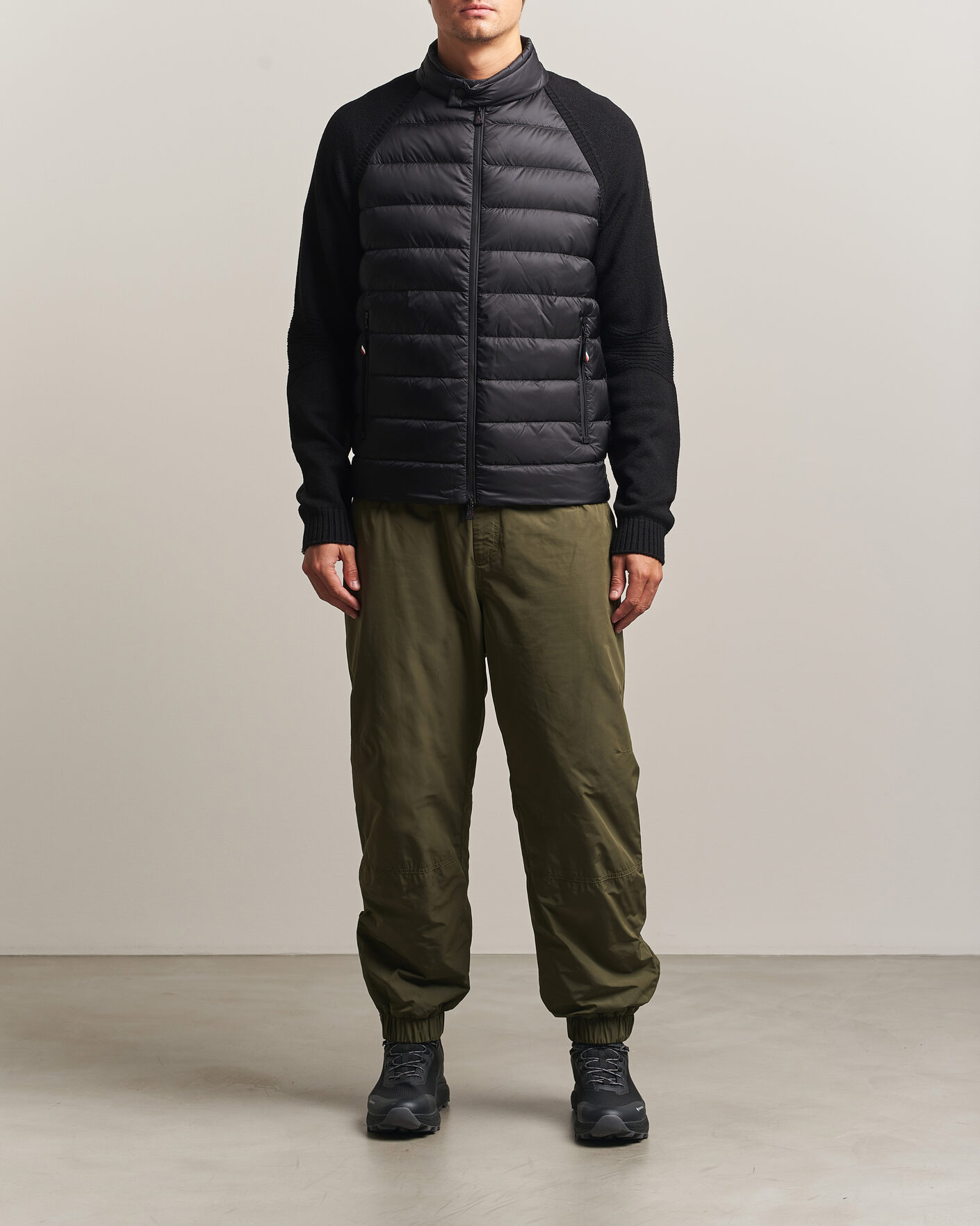 Homme | Manteaux Et Vestes | Moncler Grenoble | Padded Hybrid Cardigan Black