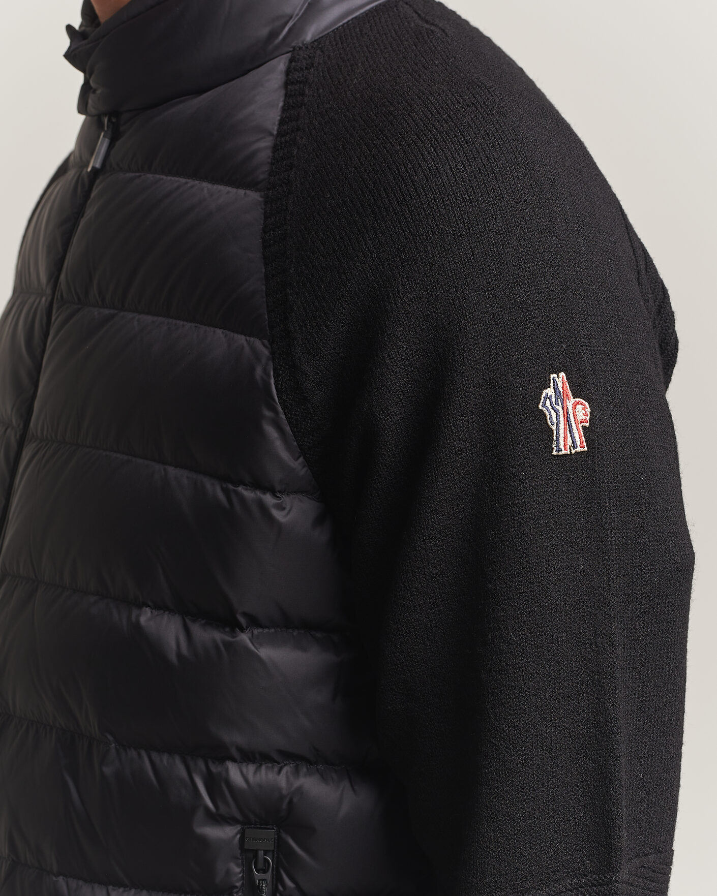Homme | Manteaux Et Vestes | Moncler Grenoble | Padded Hybrid Cardigan Black