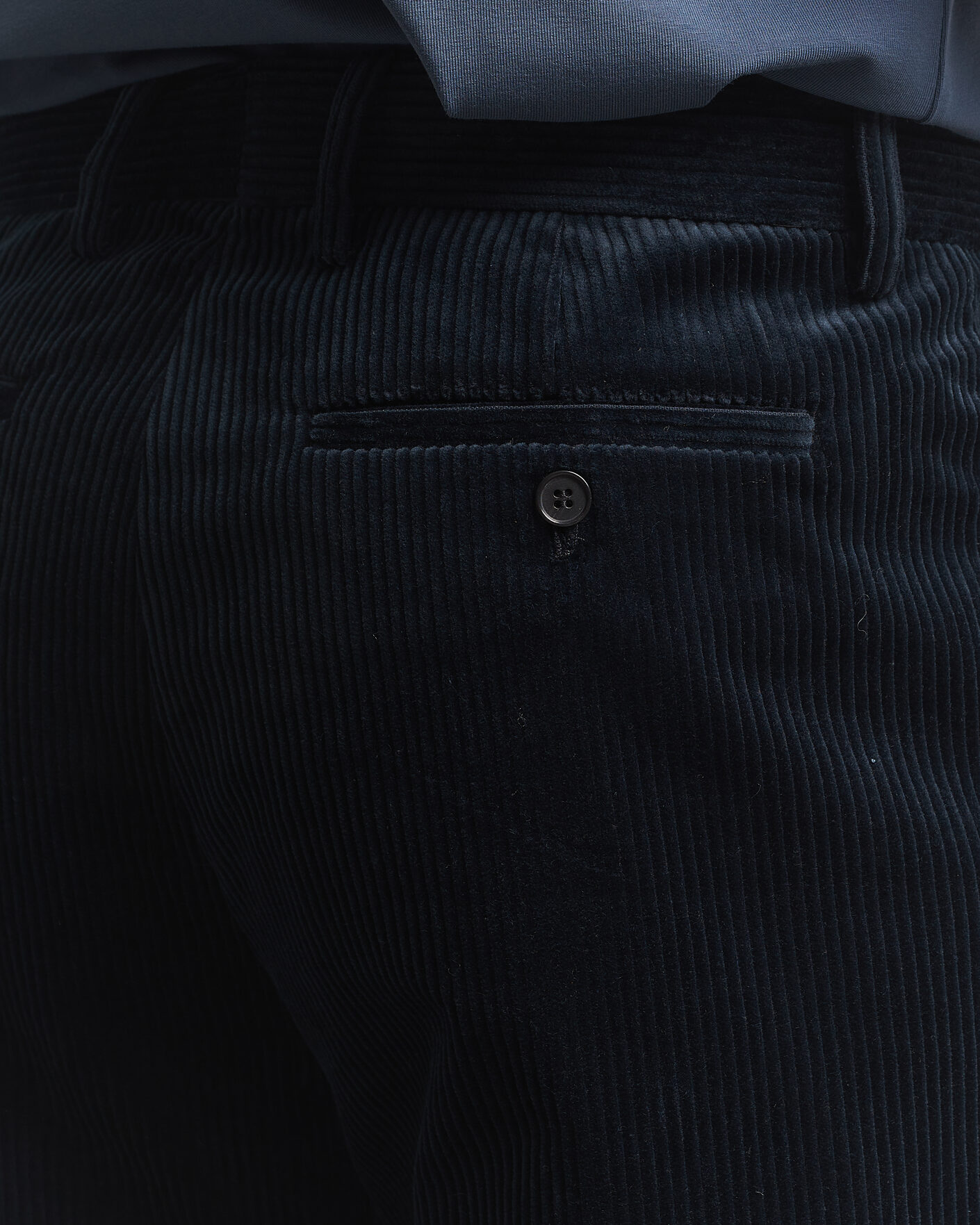 Homme | Pantalons | Filippa K | Julian Corduroy Chino Trousers Dark Navy