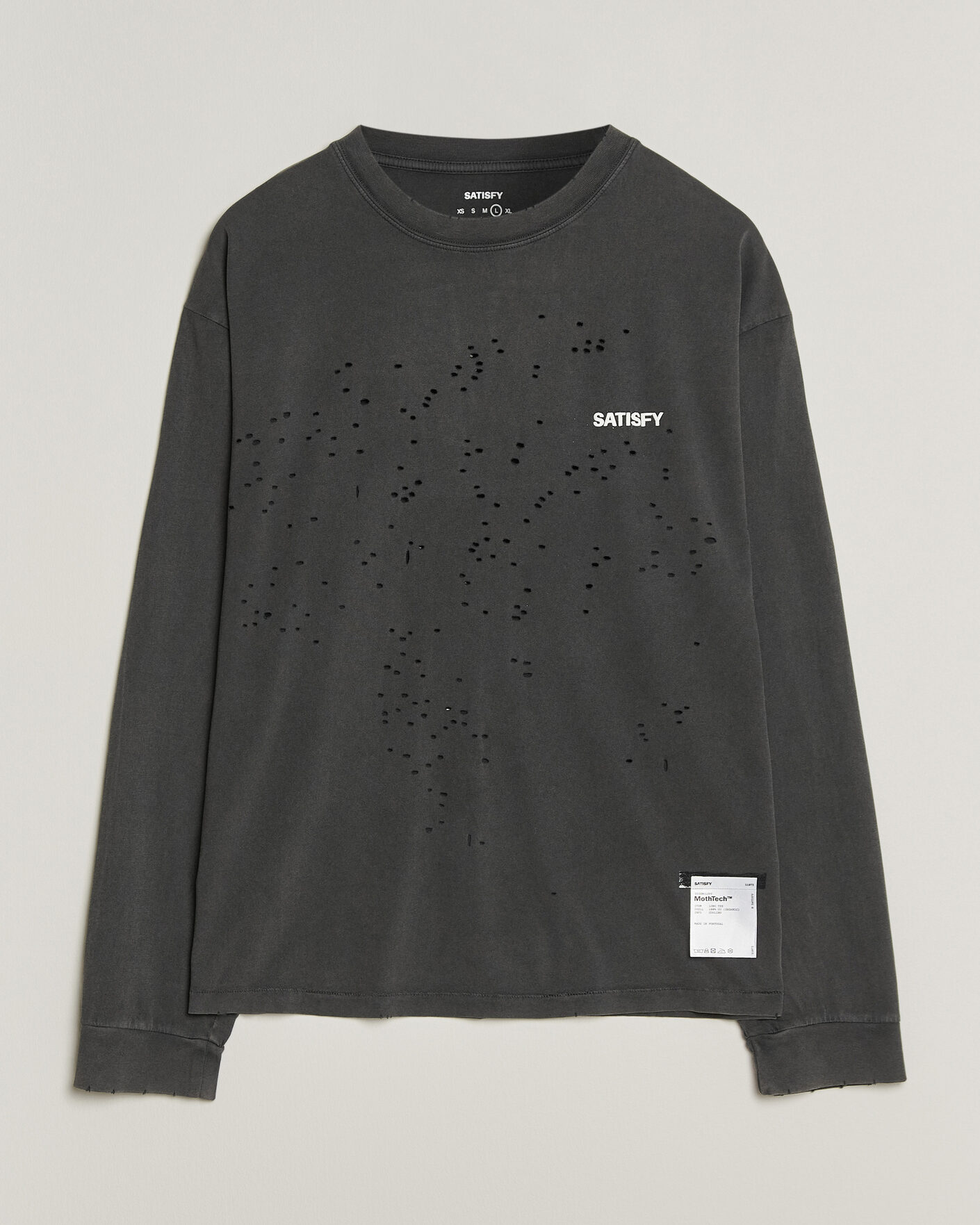 Heren | T-shirts | Satisfy | MothTech Long Sleeve T-Shirt Aged Black