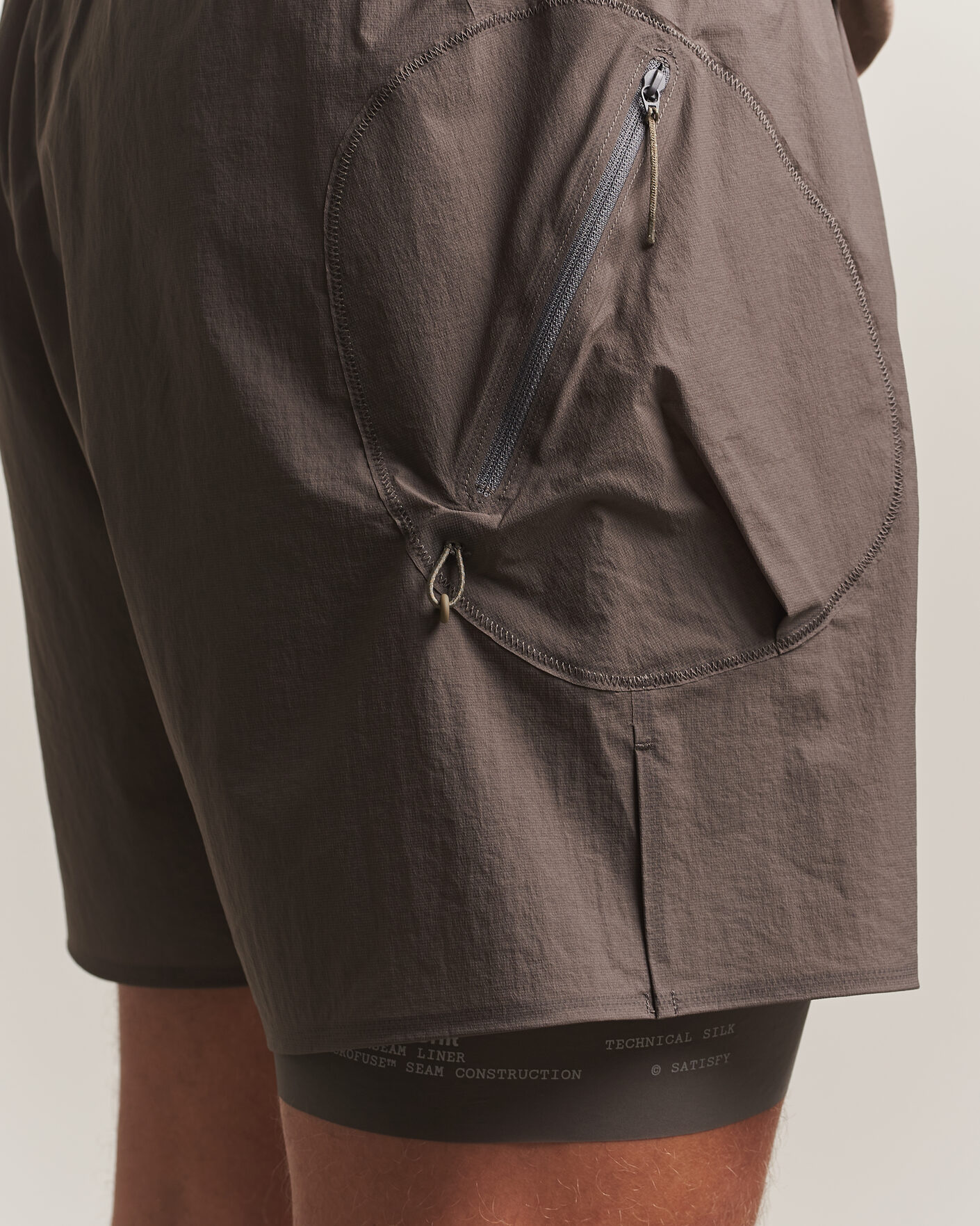 Homme | Shorts | Satisfy | Rippy Cordura 5 Inch Shorts Subterranean