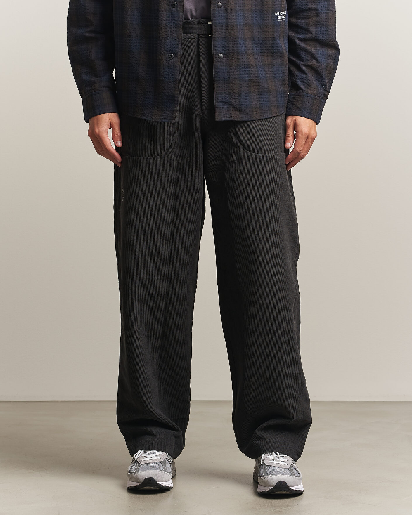 Heren | Broeken | Pas Normal Studios | Off-Race Tech Corduroy Pants Black