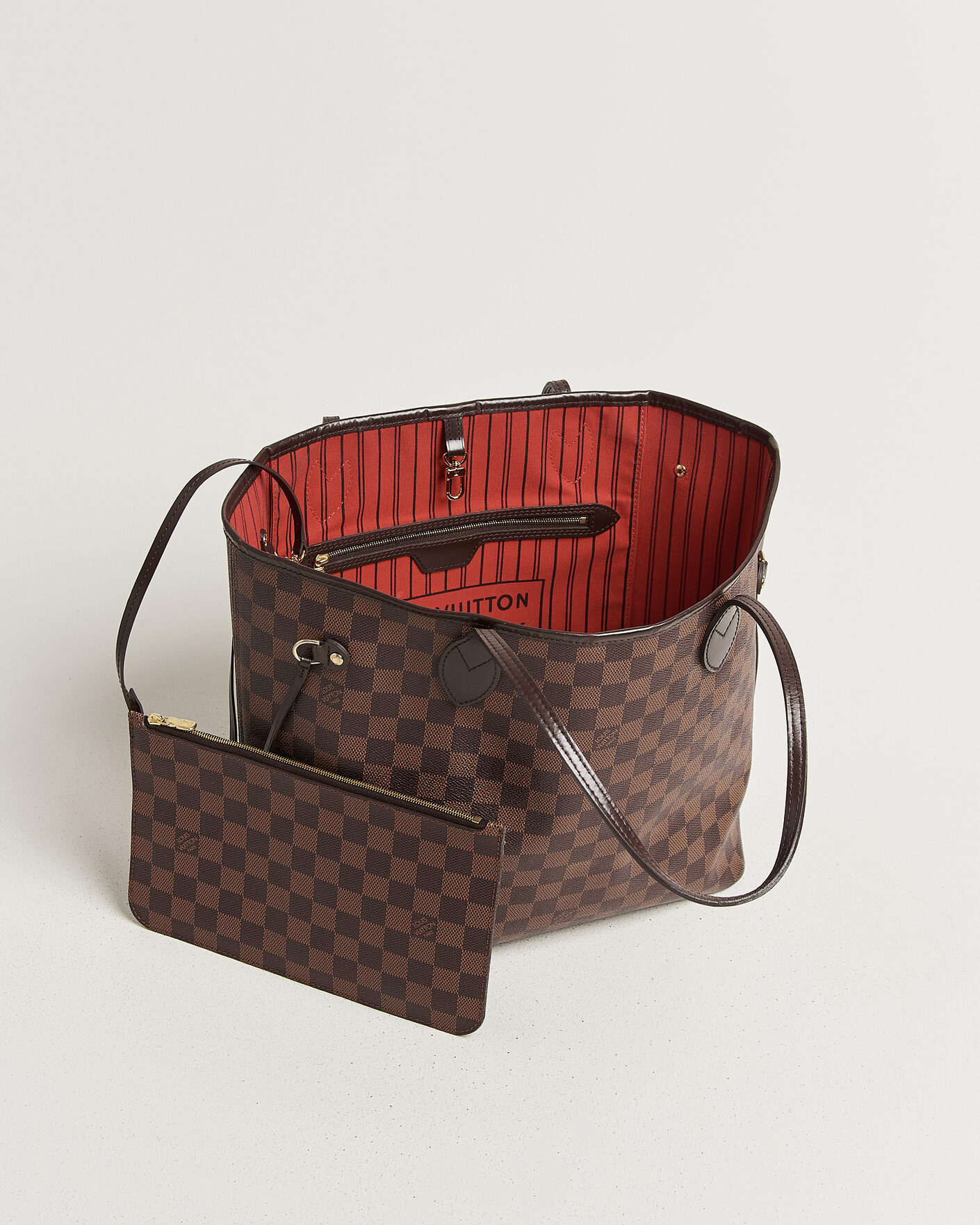 Homme | Pre-Owned & Vintage Bags | Louis Vuitton Pre-Owned | Neverfull MM Damier Ebene