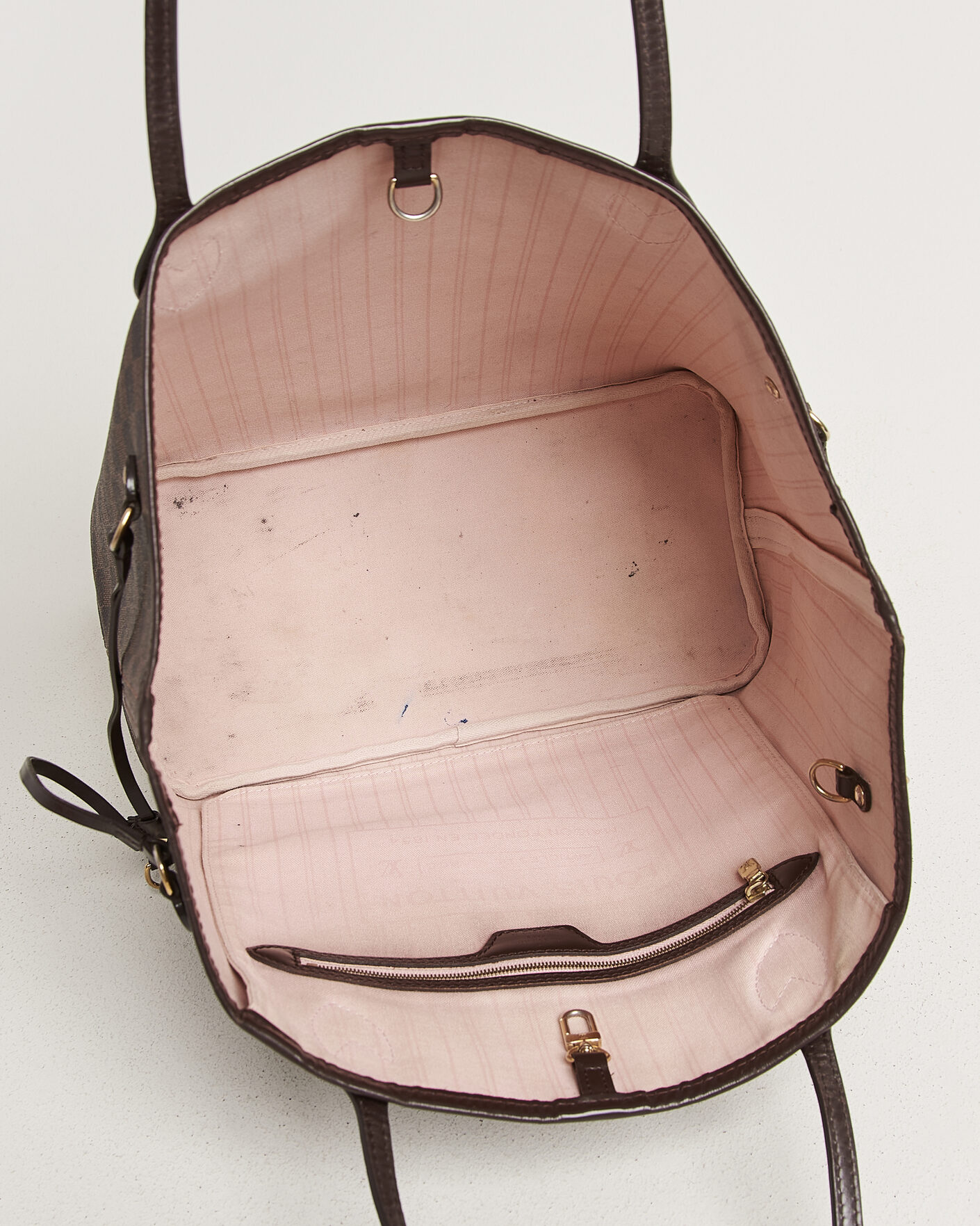 Homme | Pre-Owned & Vintage Bags | Louis Vuitton Pre-Owned | Neverfull MM Damier Ebene