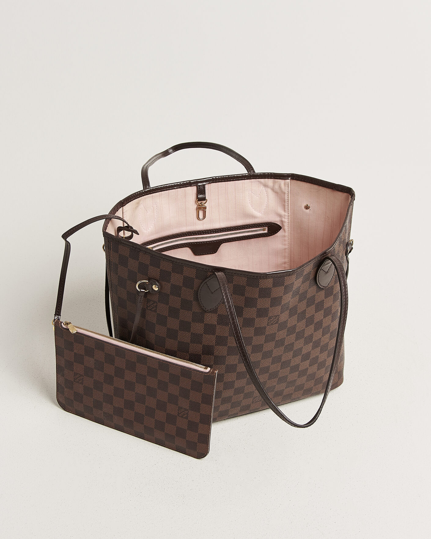 Homme | Pre-Owned & Vintage Bags | Louis Vuitton Pre-Owned | Neverfull MM Damier Ebene