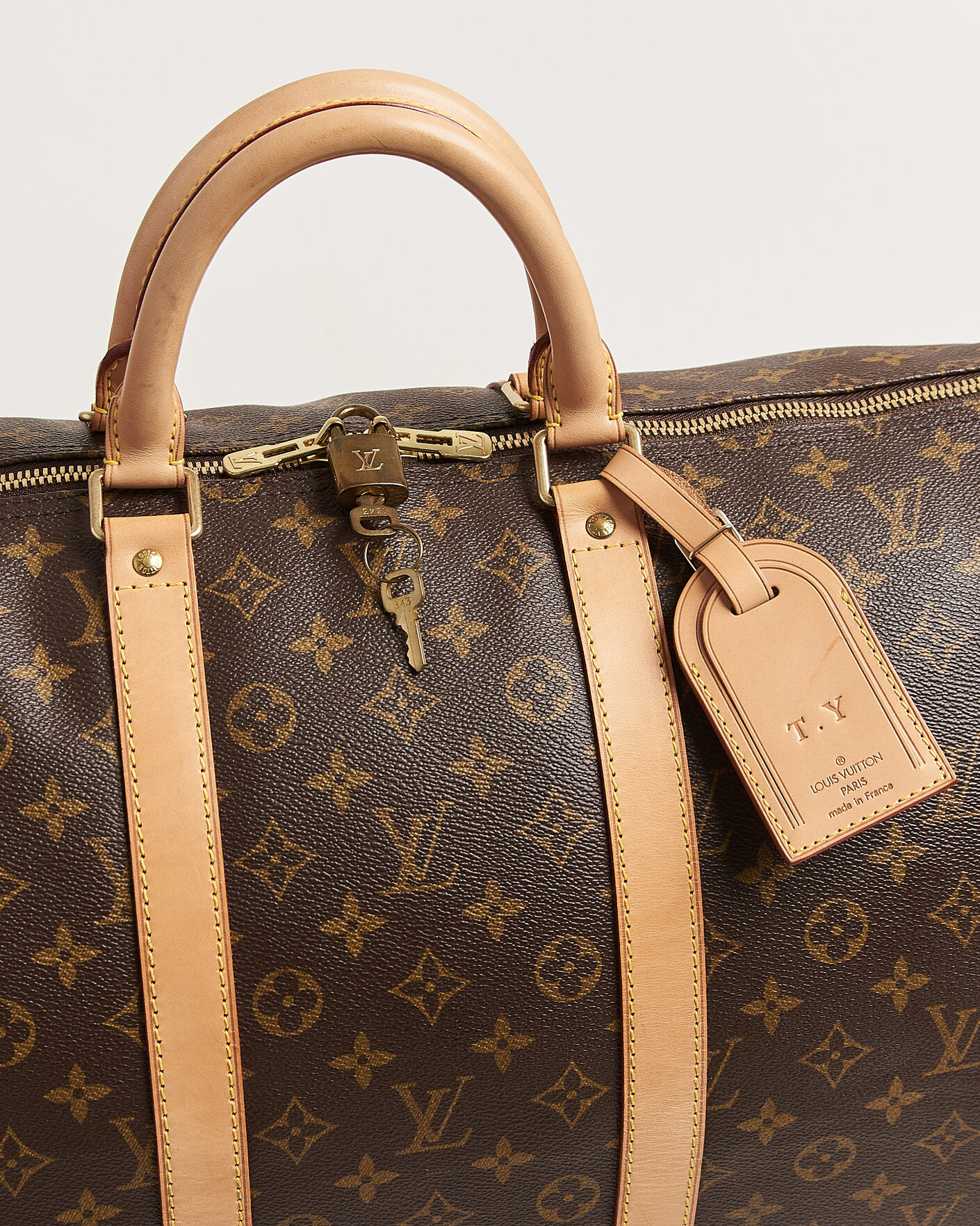 Heren | Pre-Owned & Vintage Bags | Louis Vuitton Pre-Owned | Keepall Bandouliére 55 Monogram