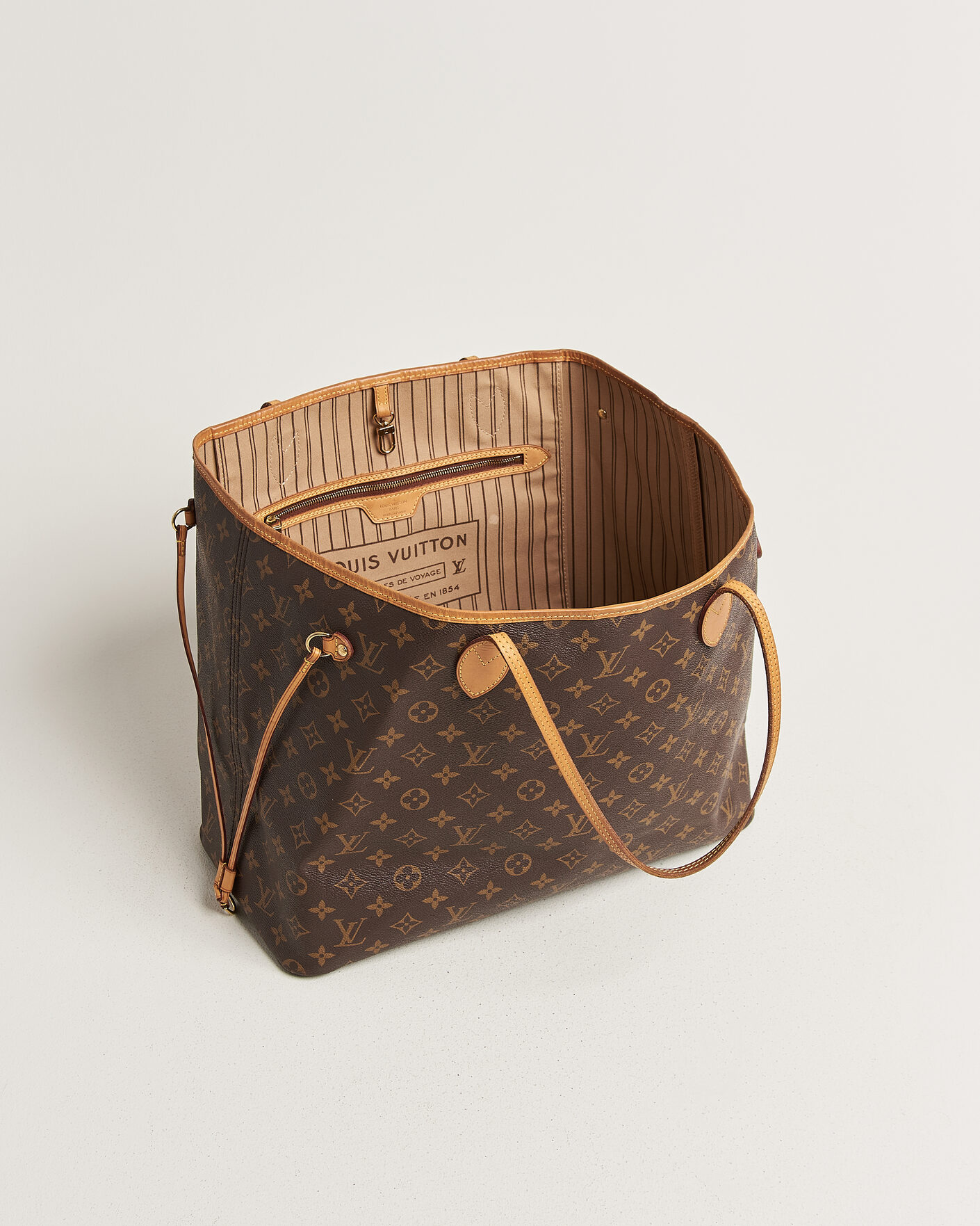 Heren | Pre-Owned & Vintage Bags | Louis Vuitton Pre-Owned | Neverfull GM Monogram