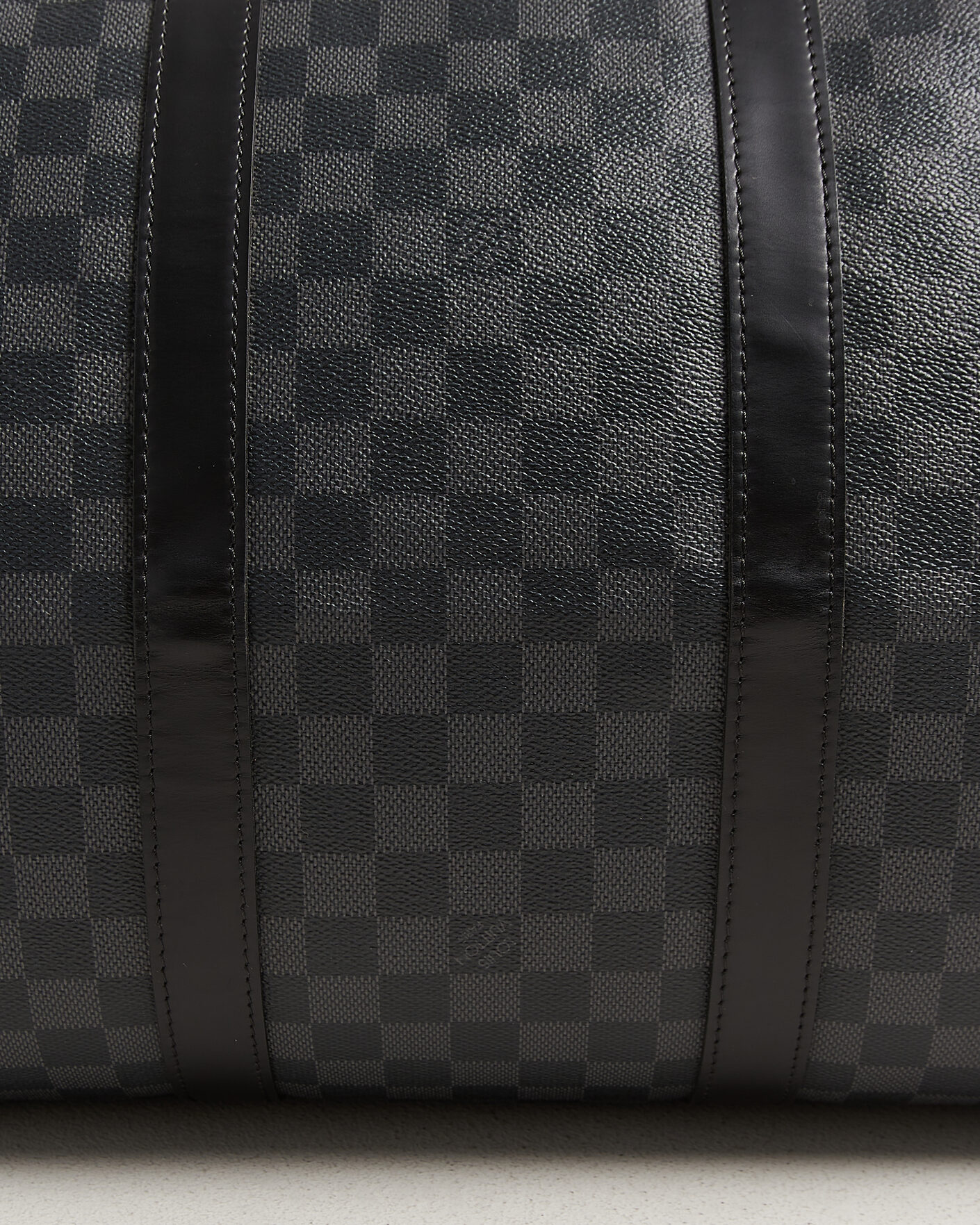 Heren | Pre-Owned & Vintage Bags | Louis Vuitton Pre-Owned | Keepall Bandouliére 55 Damier Graphite