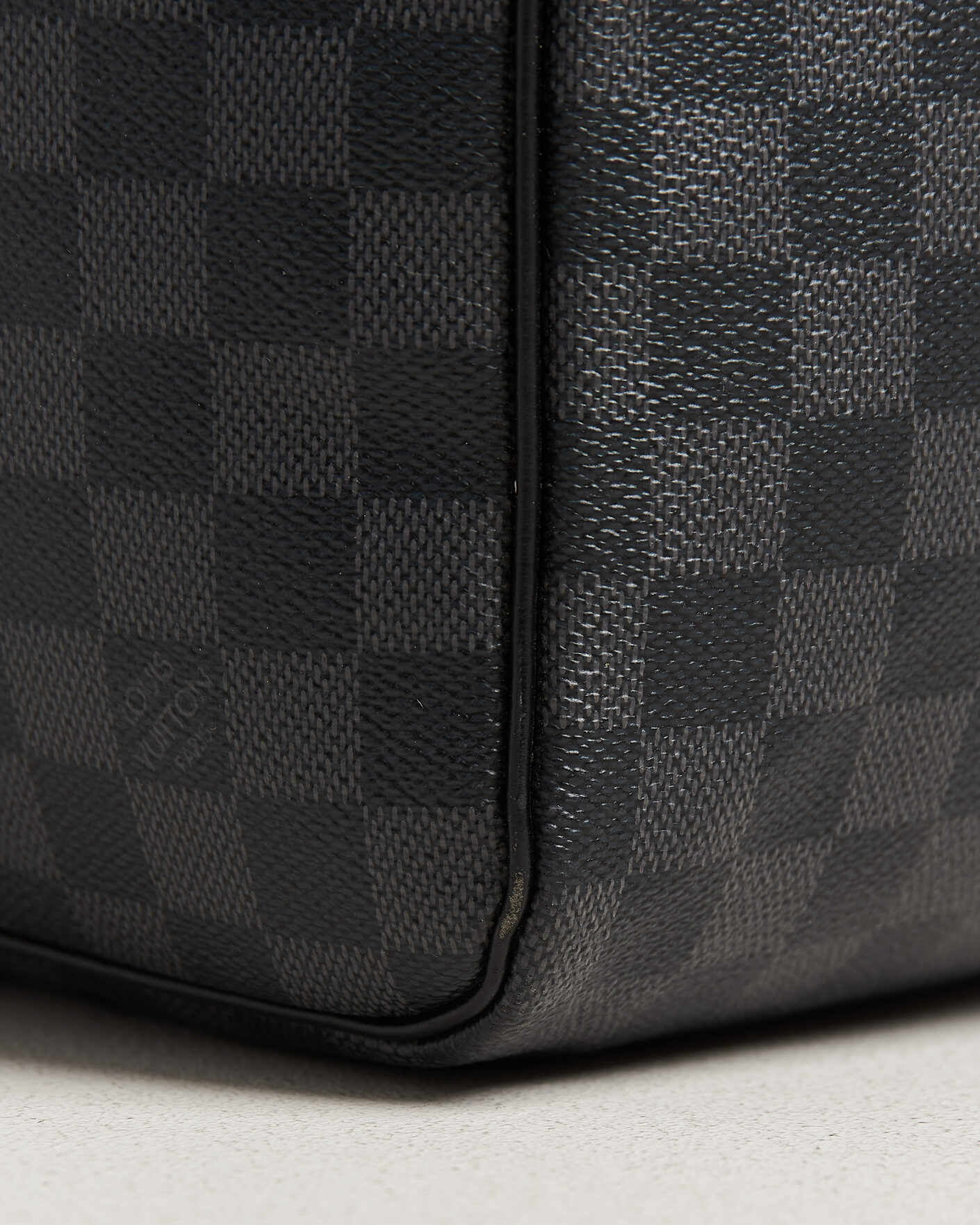 Heren | Pre-Owned & Vintage Bags | Louis Vuitton Pre-Owned | Keepall Bandouliére 55 Damier Graphite